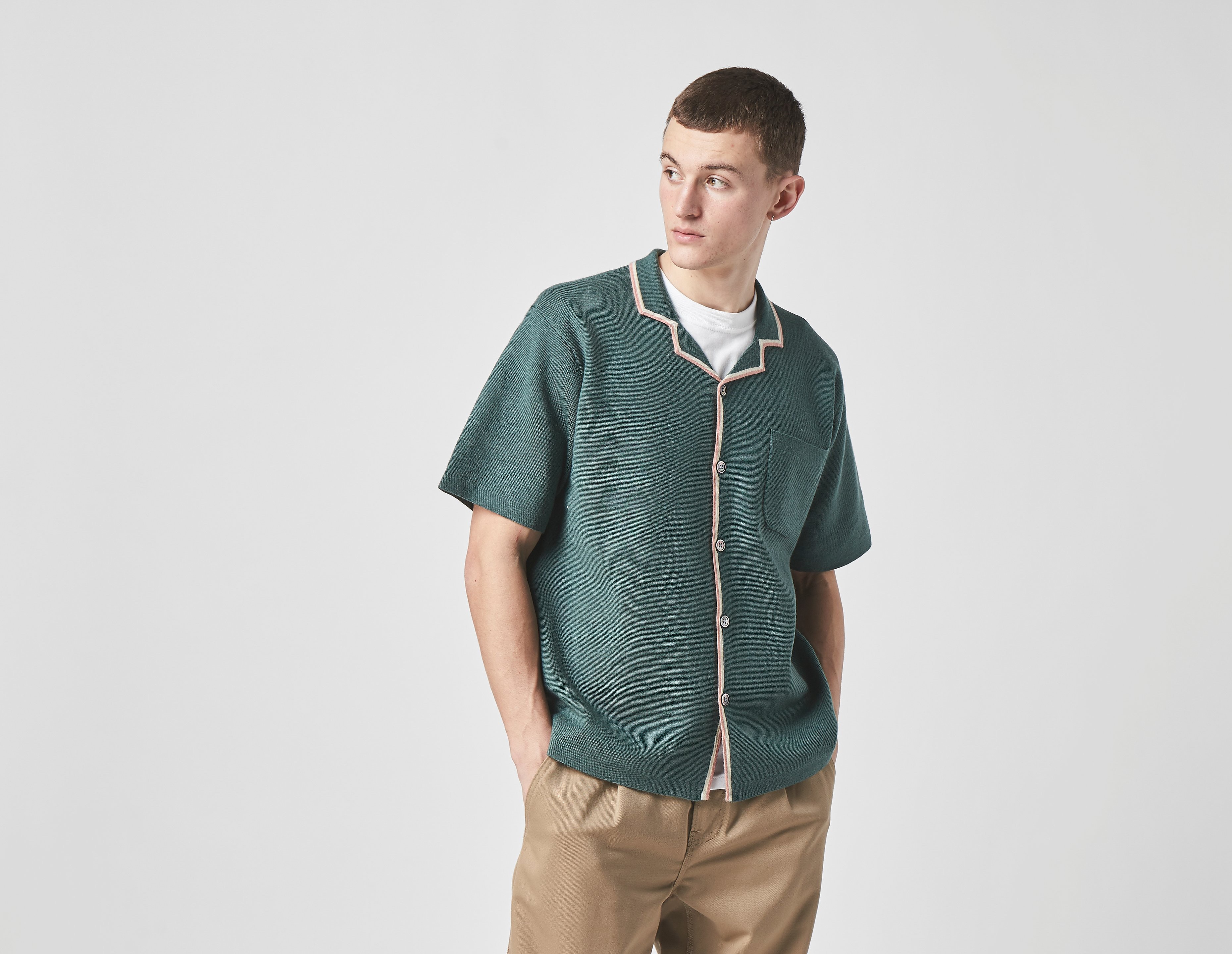 Stussy Stripe Edge Knit Shirt