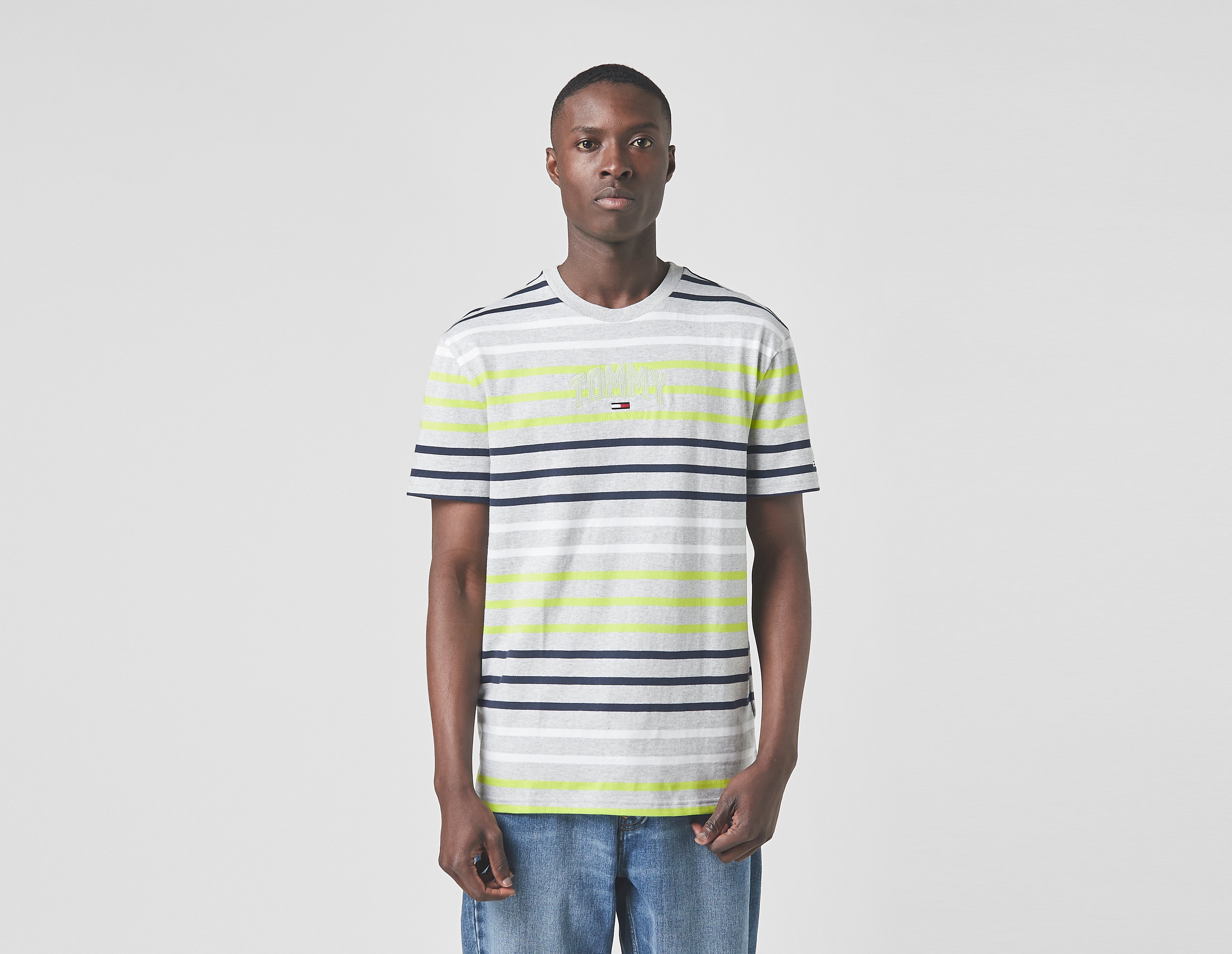 Tommy Jeans Multicolour Stripe Logo T-Shirt