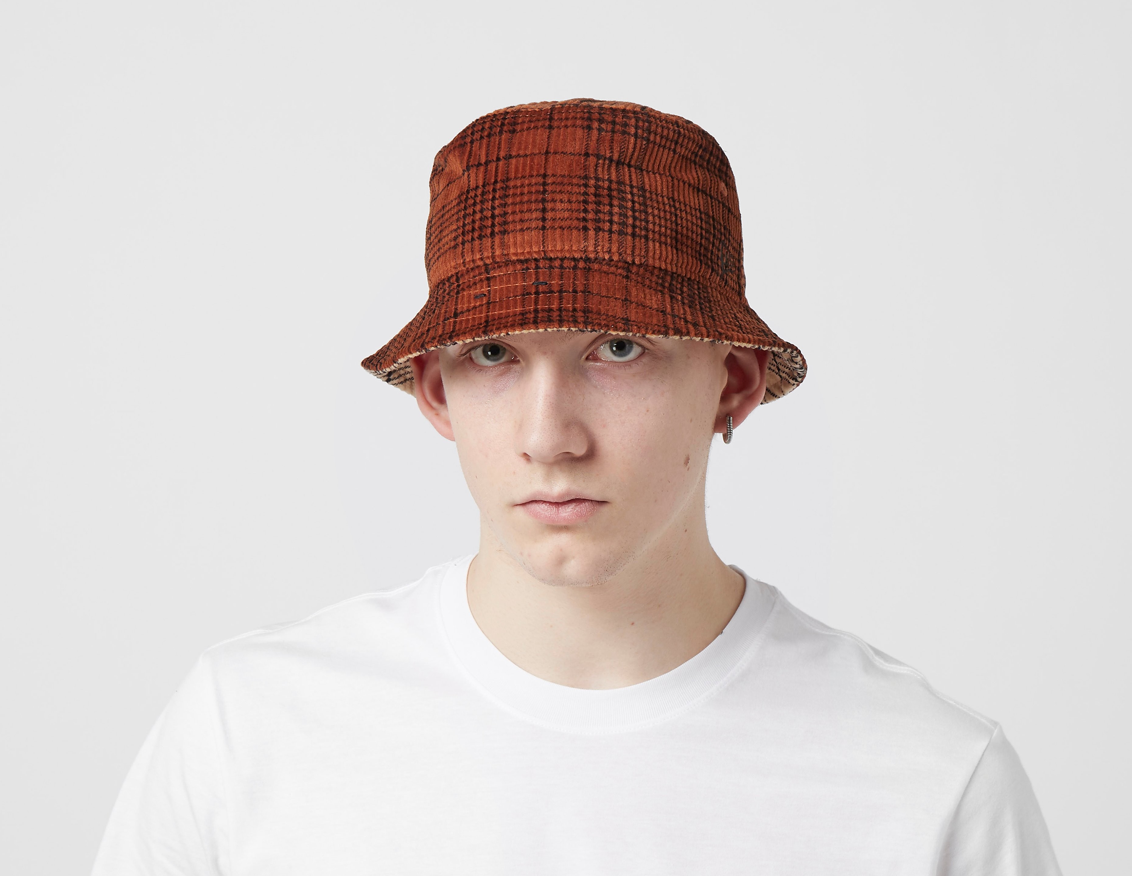 New Era Check Cord Bob Reversible
