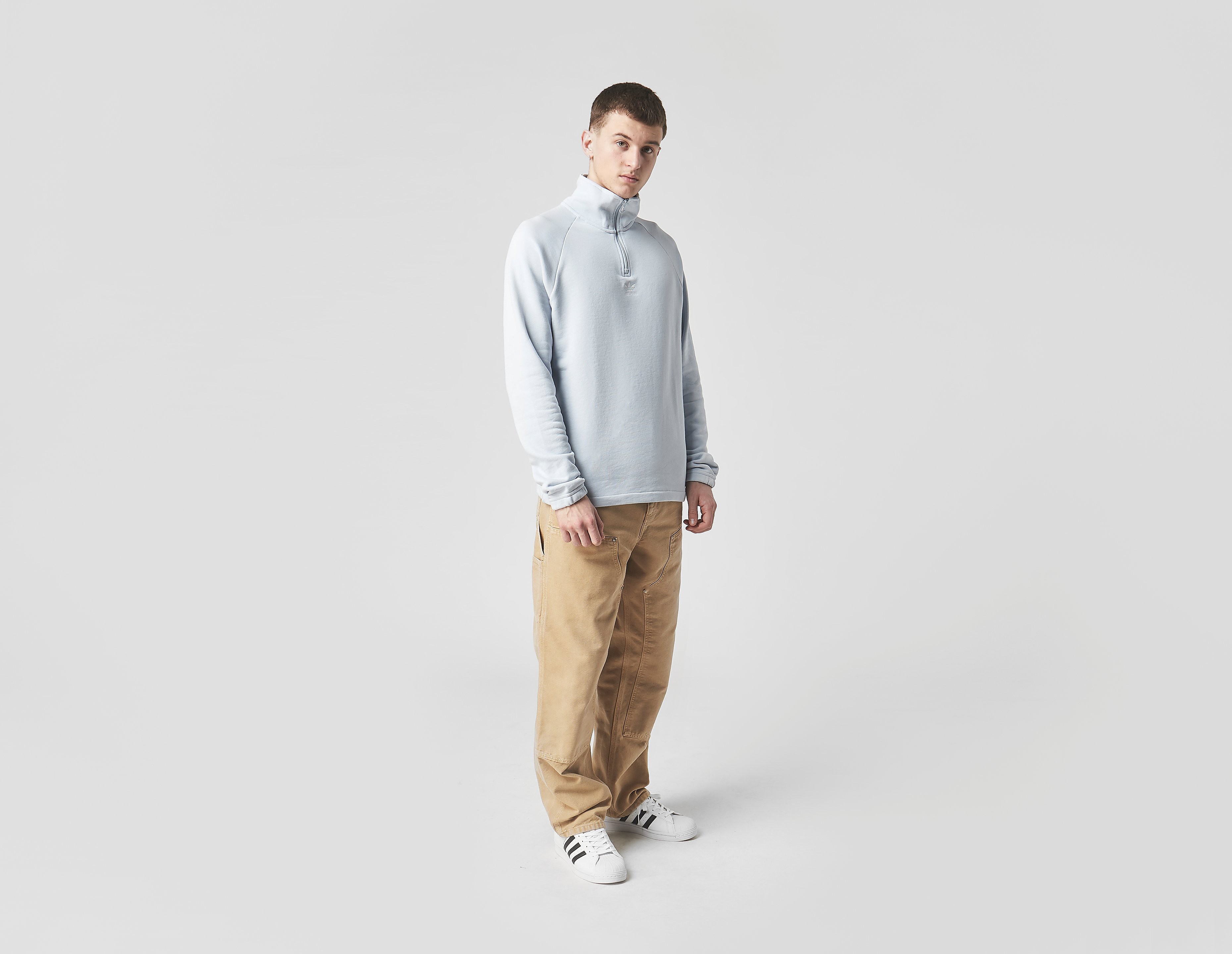 adidas Originals Back Trefoil Half-Zip Sweatshirt