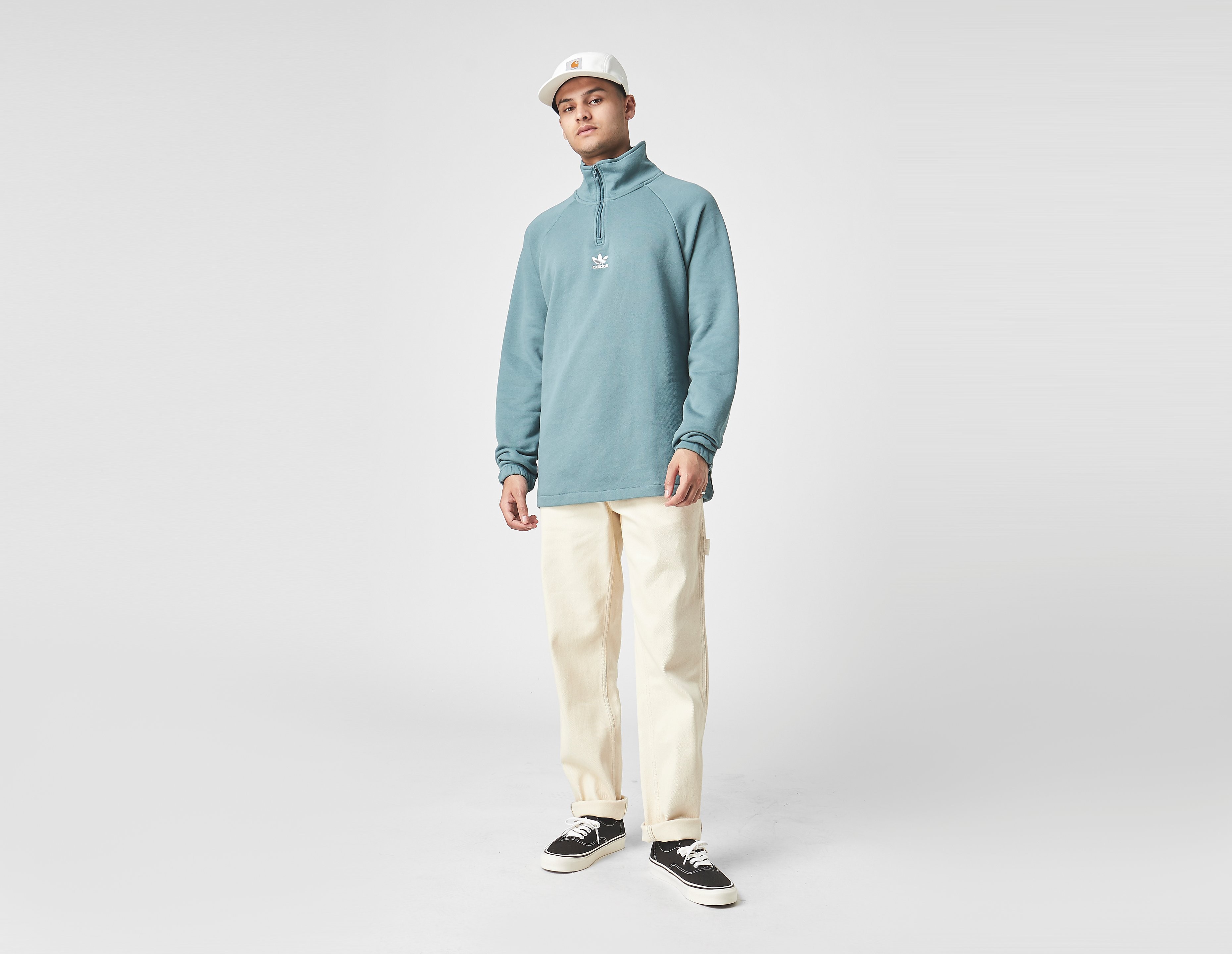 adidas Originals Trefoil Half Zip Sweatshirt