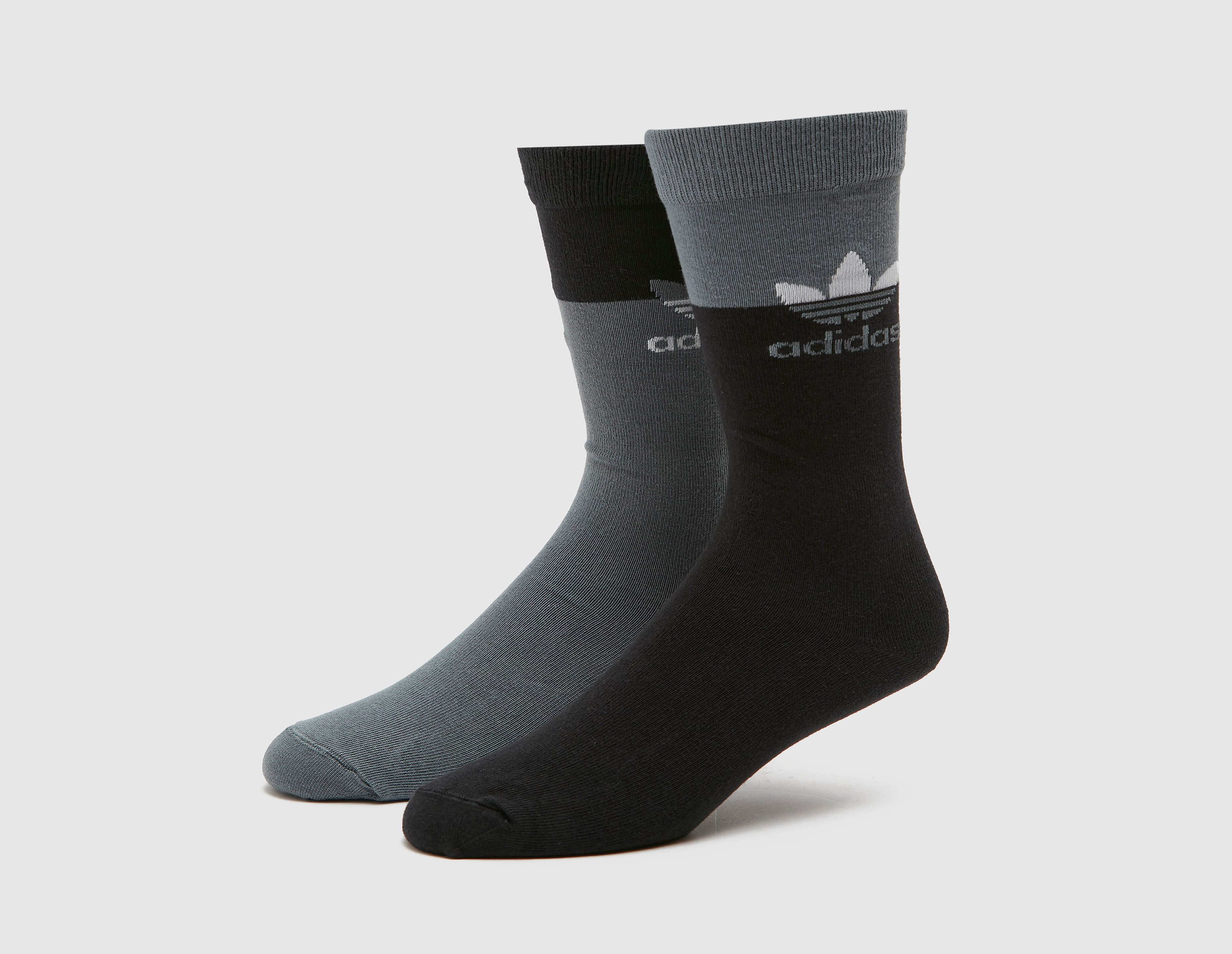 Adidas Originals 2 Pack Colourblock Thin Crew Socks