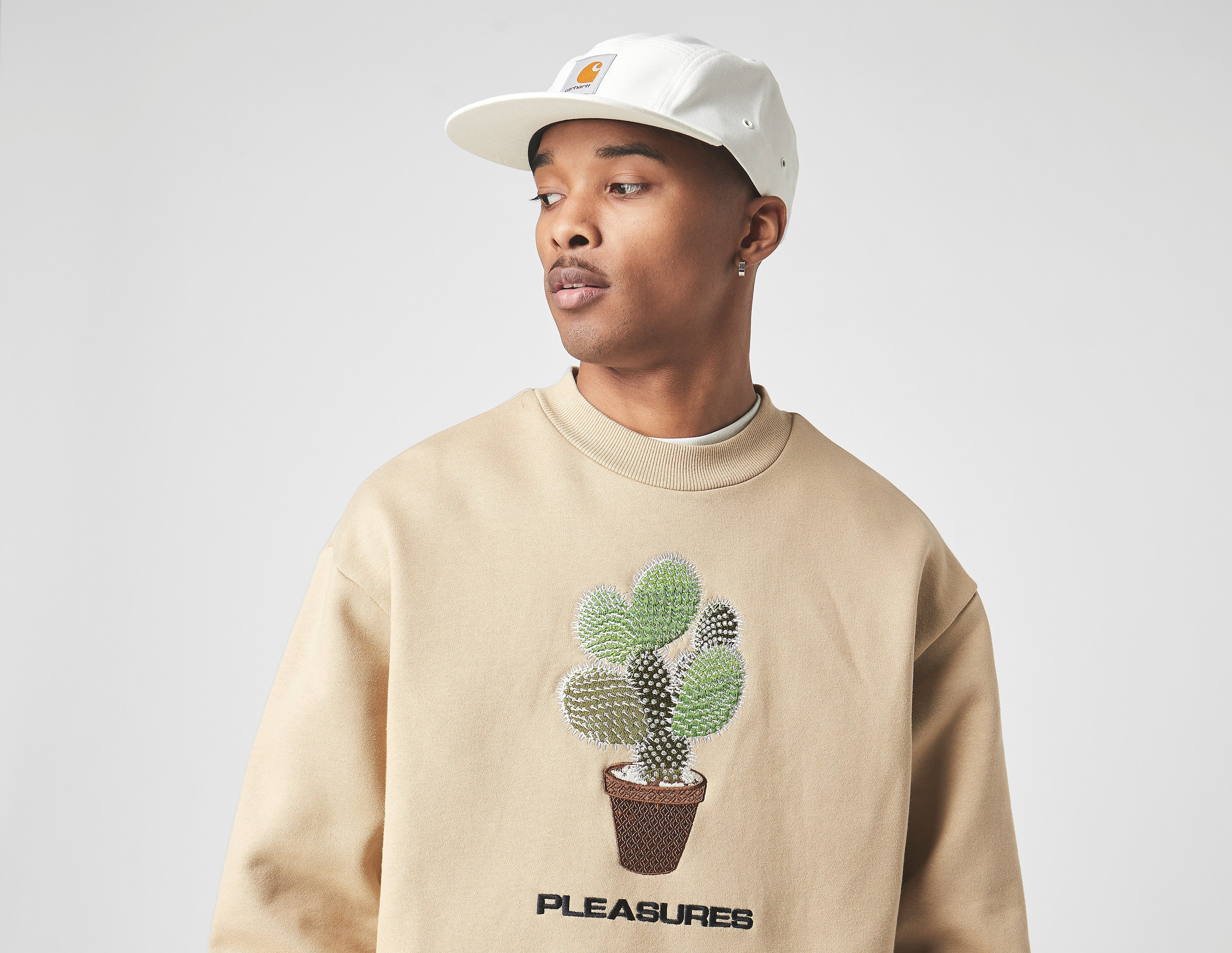 Pleasures Spike Embroidered Crew Sweatshirt