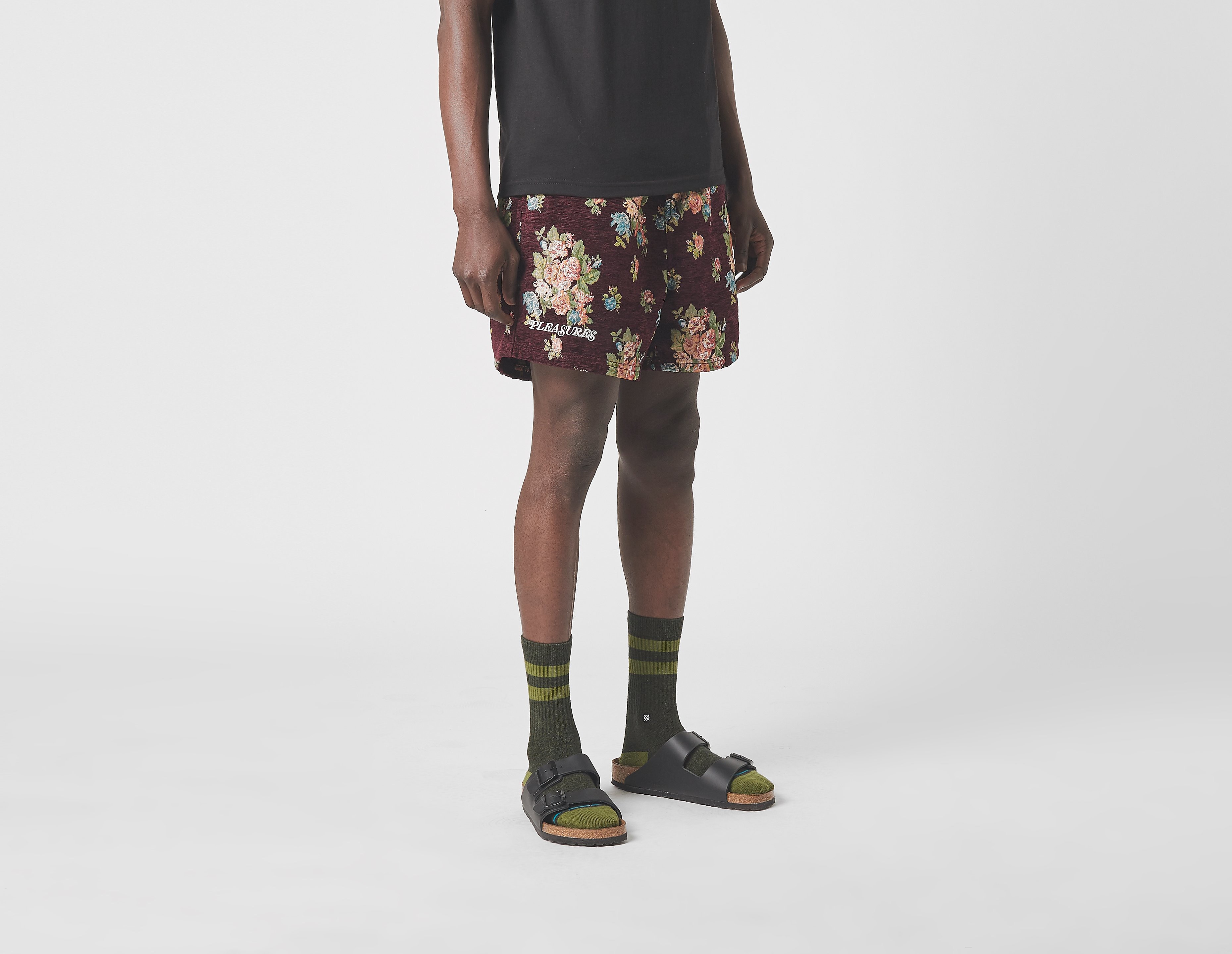 Pleasures Dejavu Woven Floral Shorts