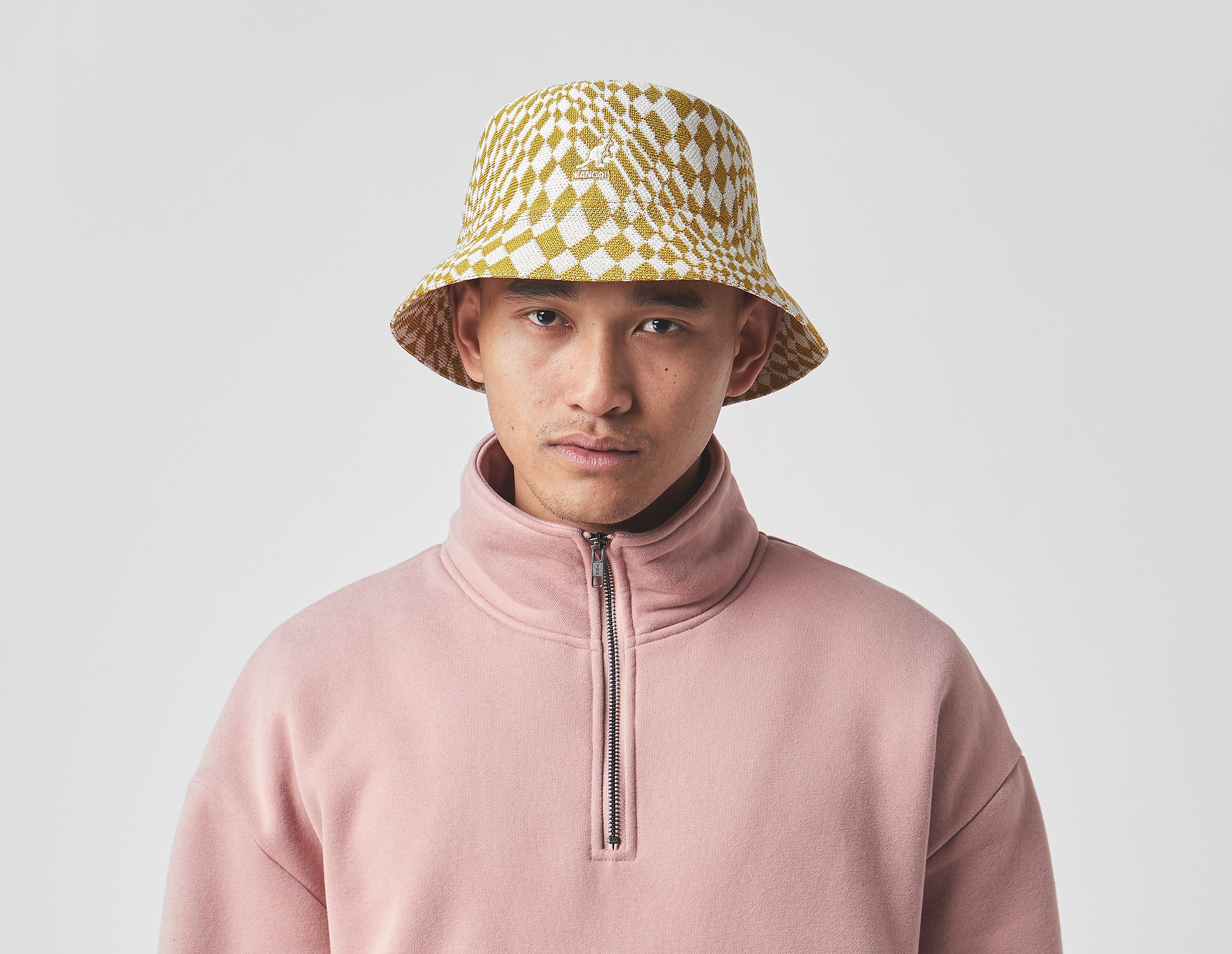 Kangol Warped Check Bucket Hat