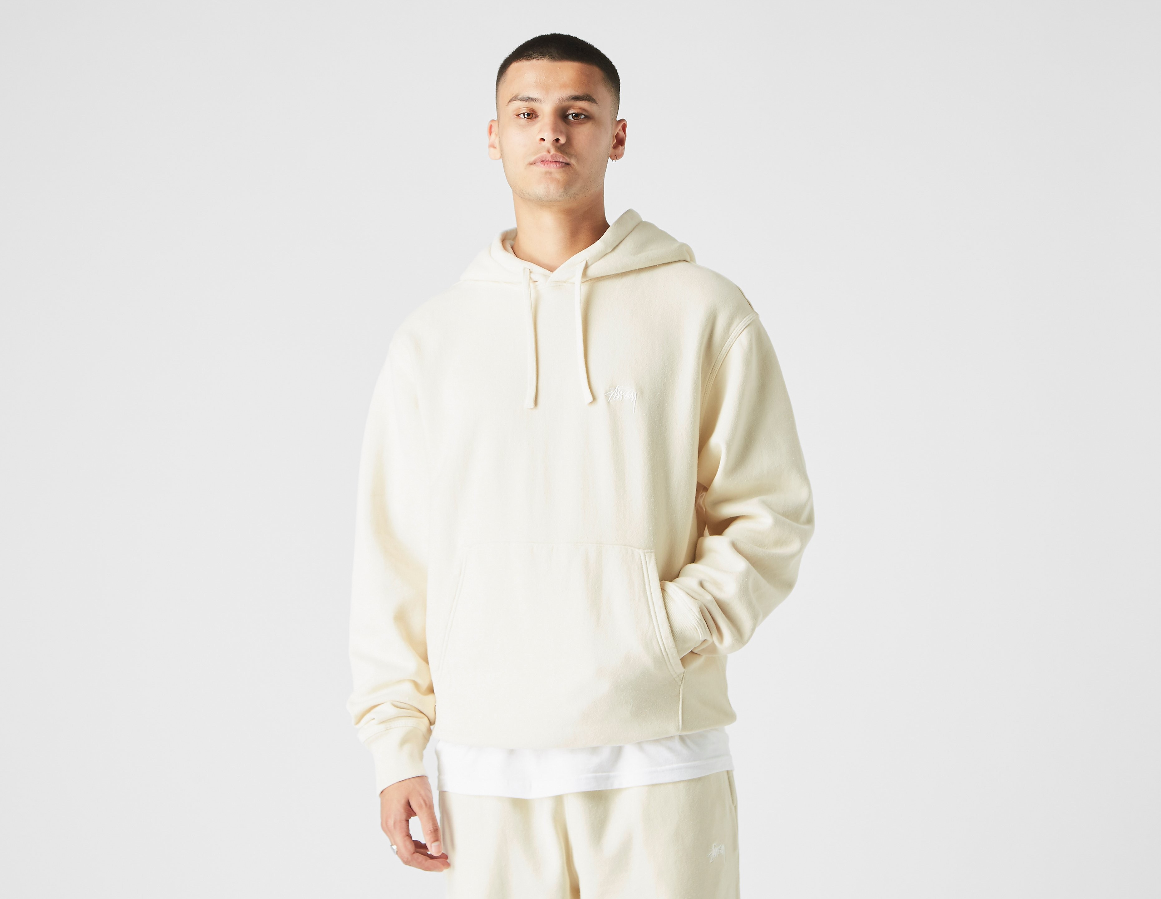 Stussy Stock Logo Embroidered Hoodie