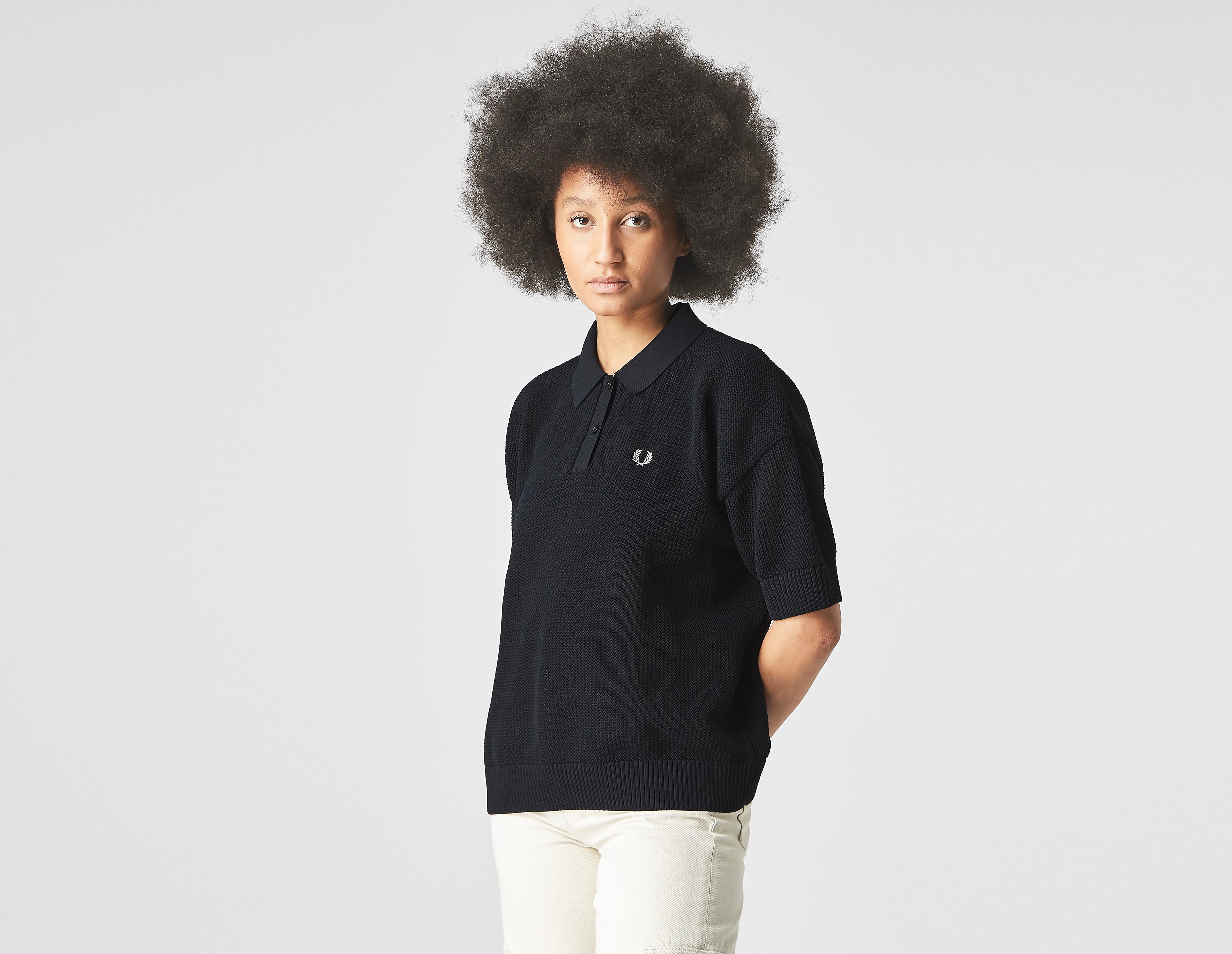 Fred Perry Polo Oversized Open-Knit