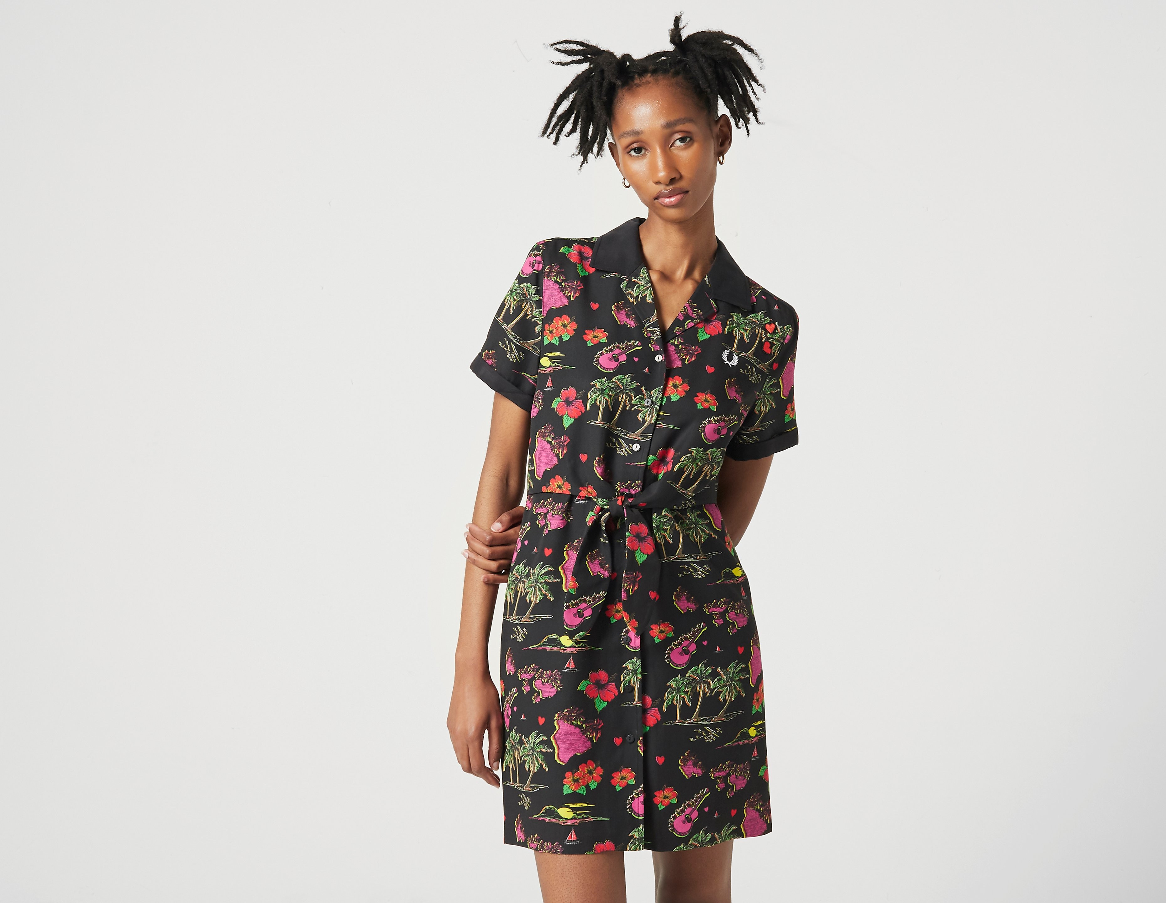 Fred Perry Hawaiian Shirt Dress