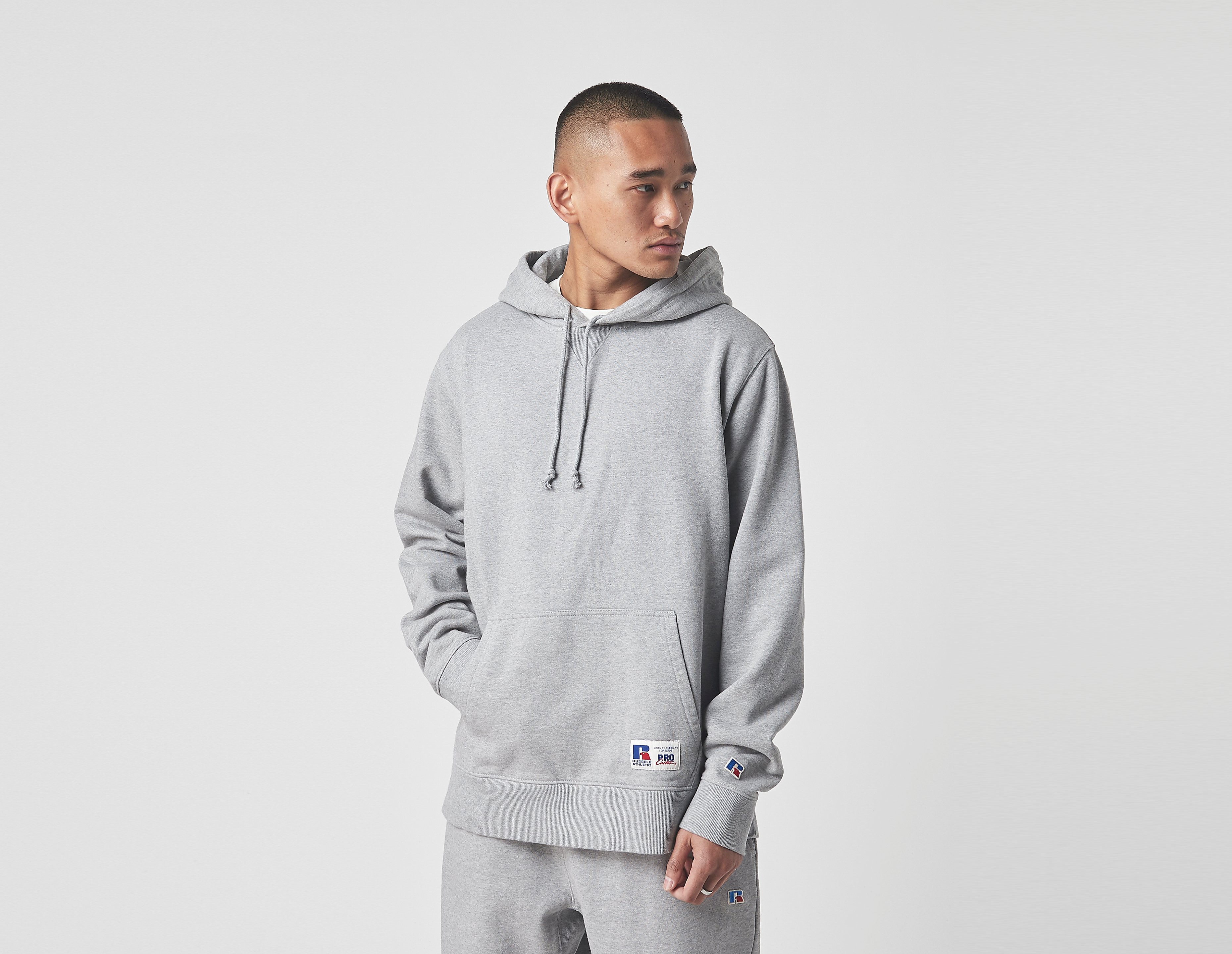 Russell Athletic Sweat à Capuche Rib Panel