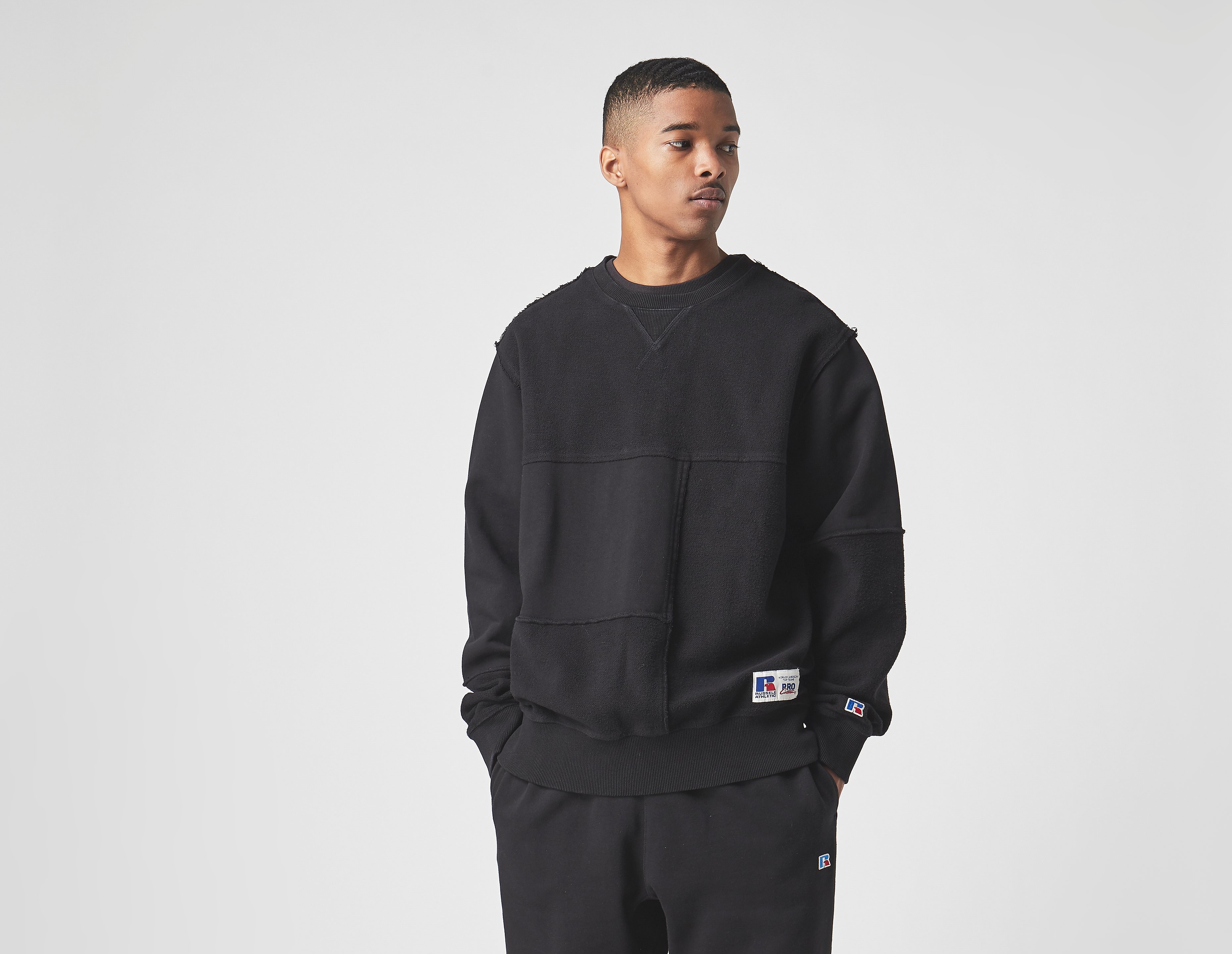 Russell Athletic Sweatshirt Patchwork