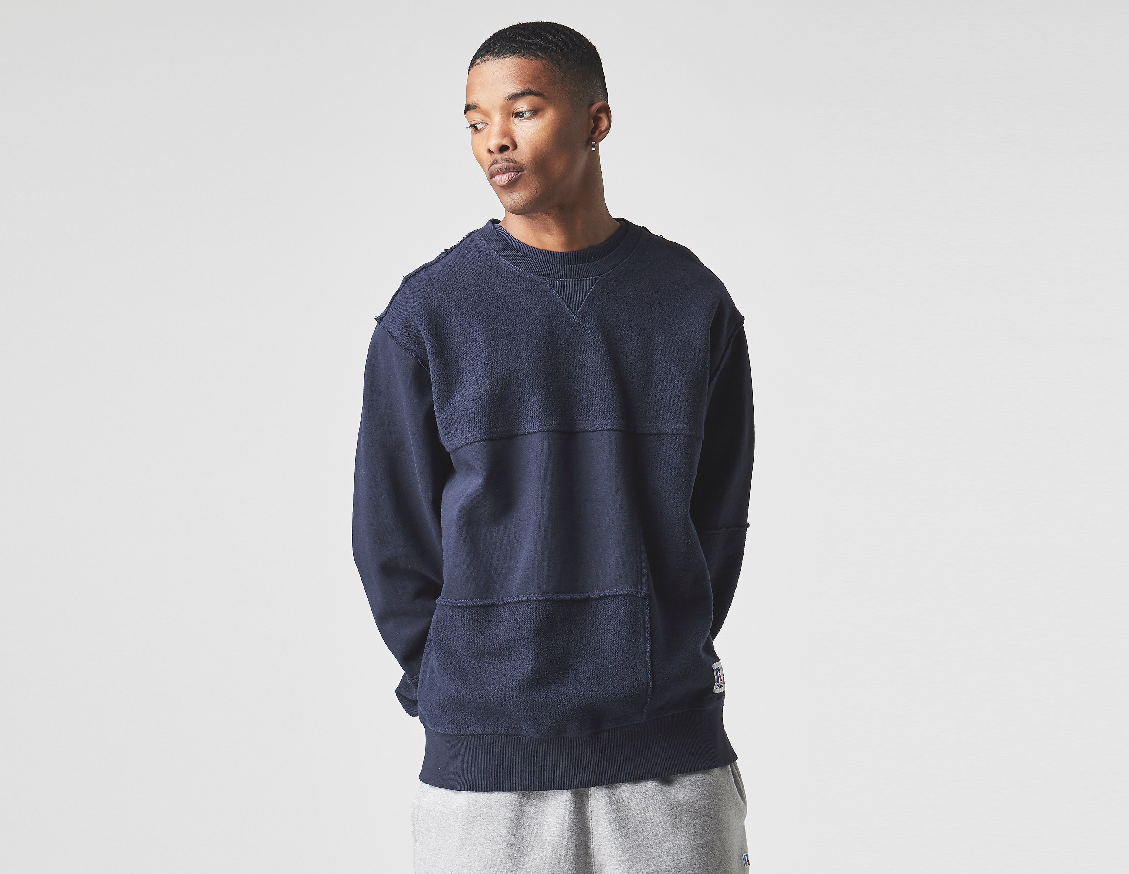 Russell Athletic Sweatshirt Patchwork