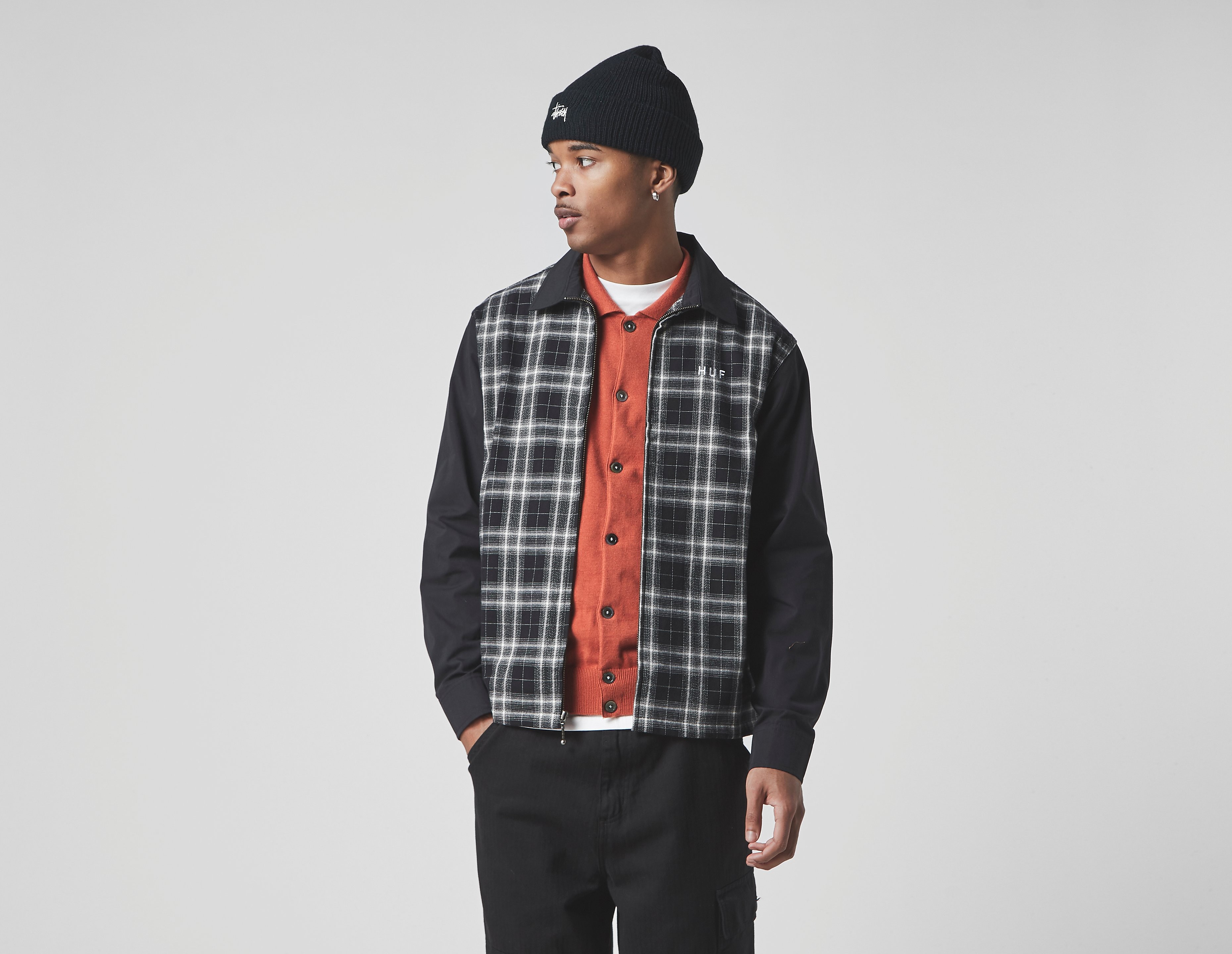 Huf Chemise Zip Arberdeen Flannel