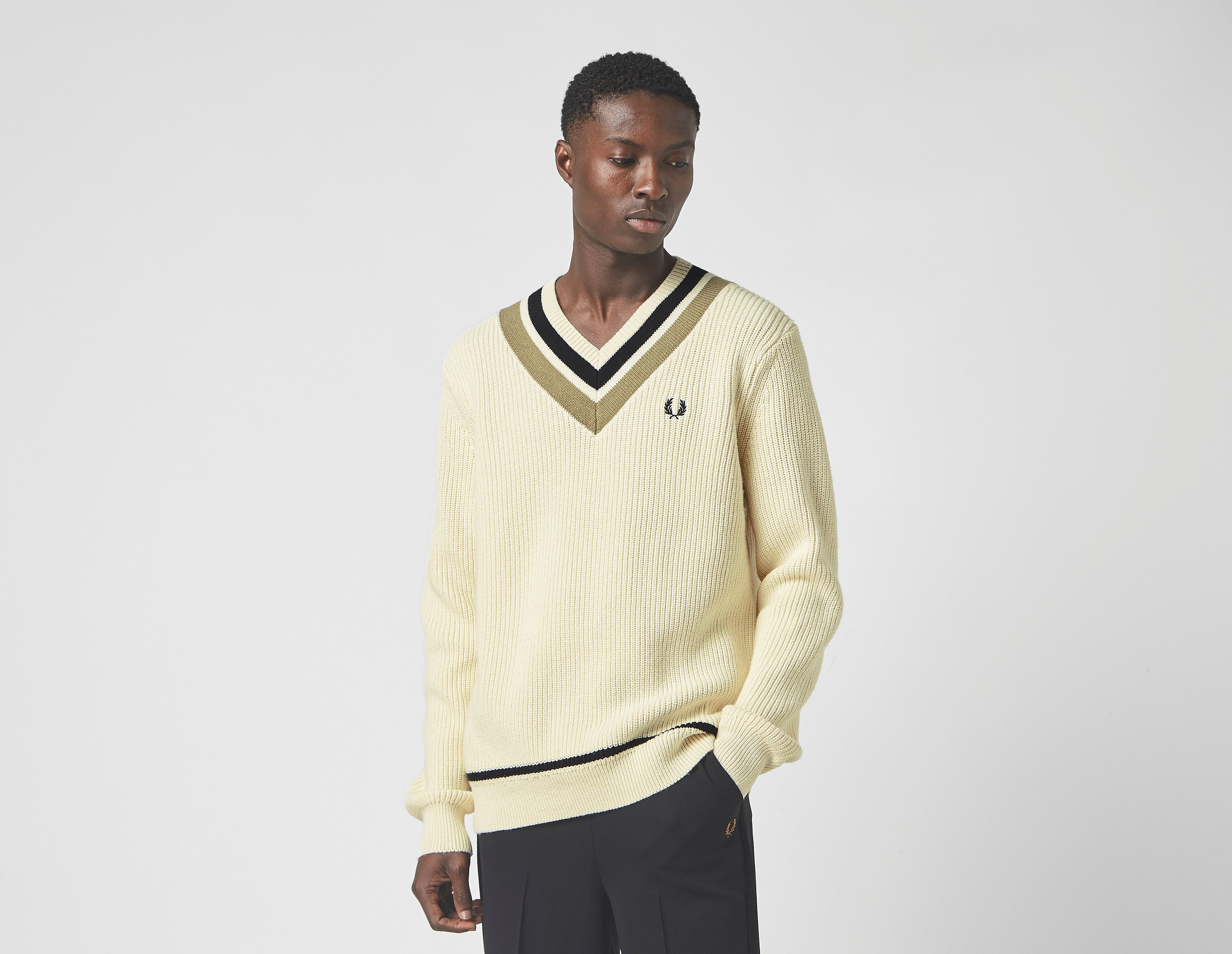 Fred Perry Haut Striped V Neck Tennis