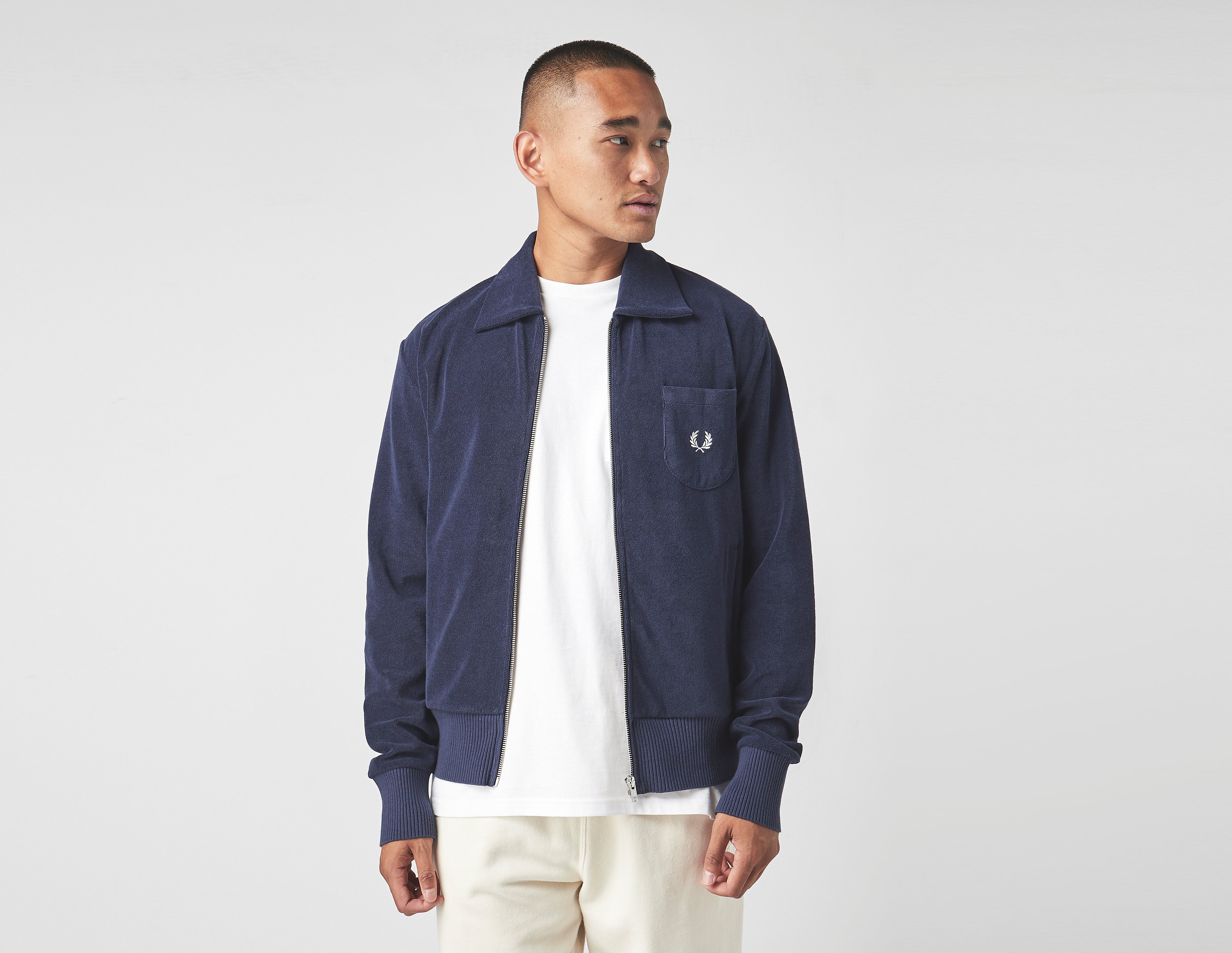 Fred Perry Veste de Survêtement Full Towelling