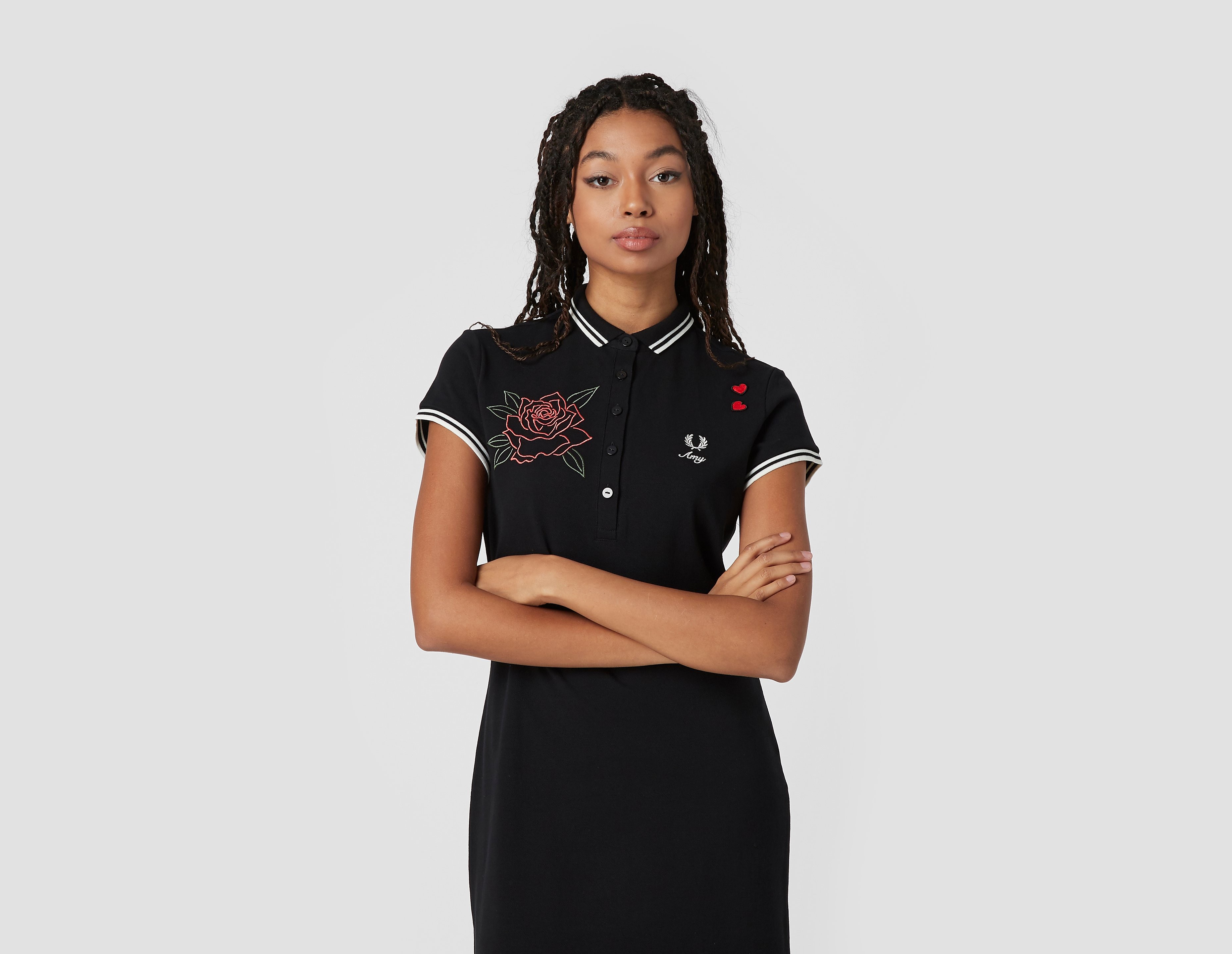 Fred Perry Embroidered Pique Dress