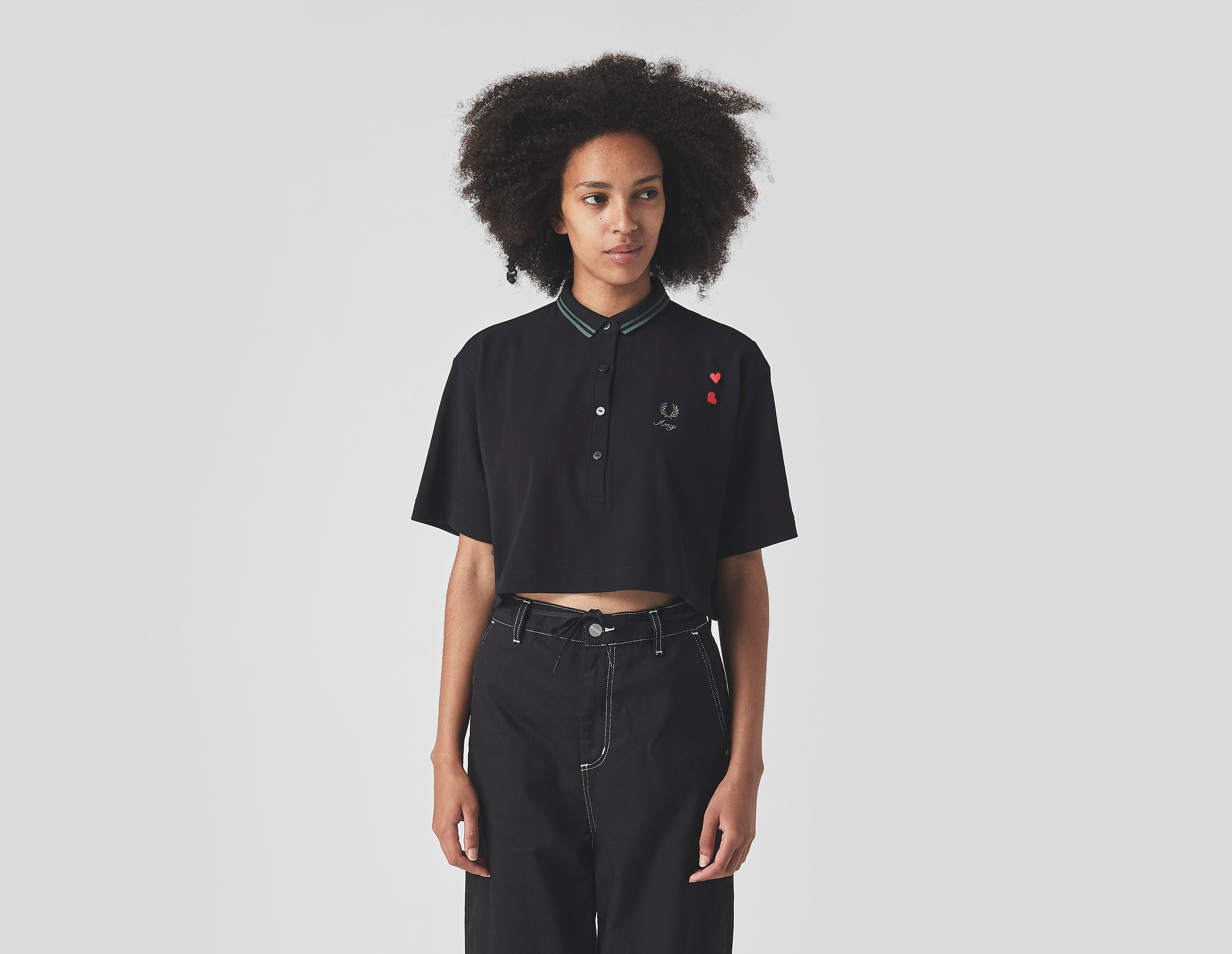 Fred Perry Chemise Amy Winehouse Cropped Pique