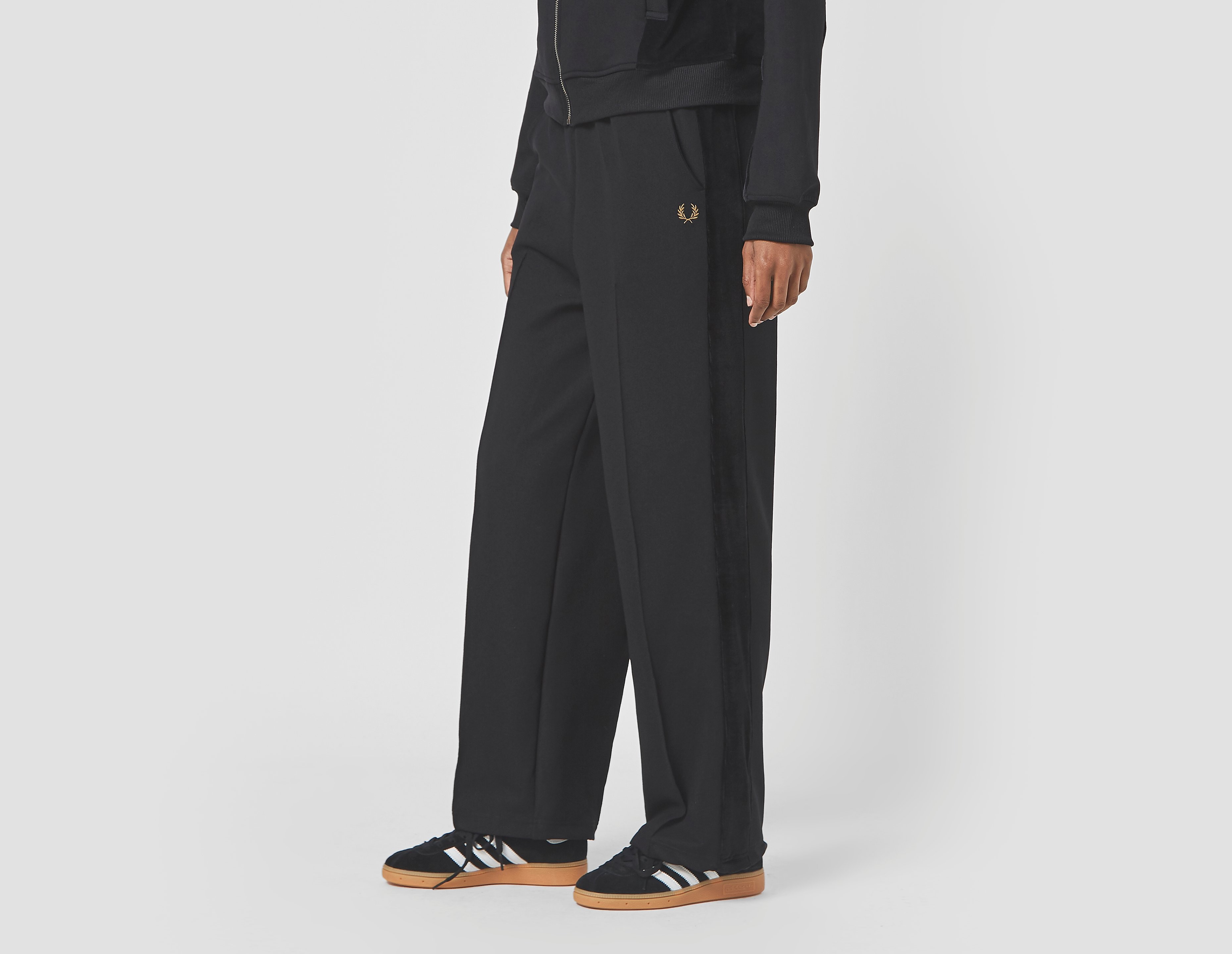 Fred Perry Pantalon de Survêtement Velour Panel Femme
