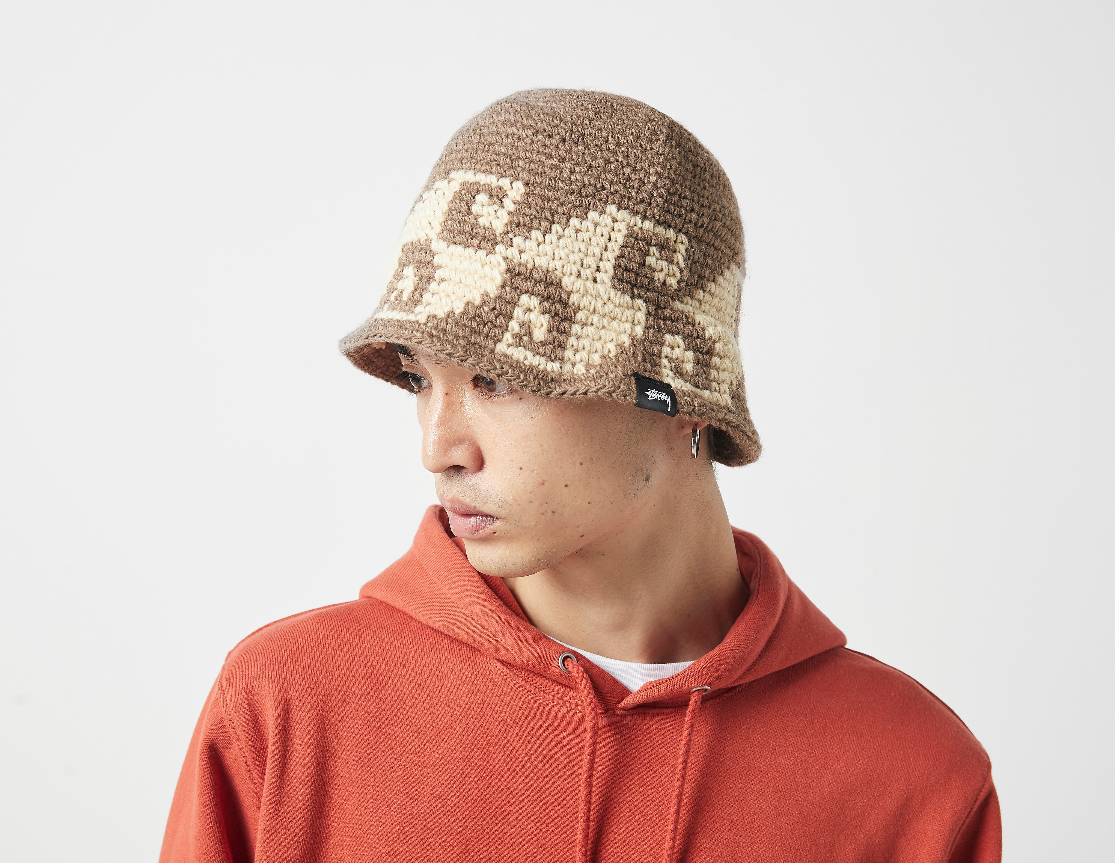 正規販売店舗 stussy waves knit bucket hat クラッシャーハット | www