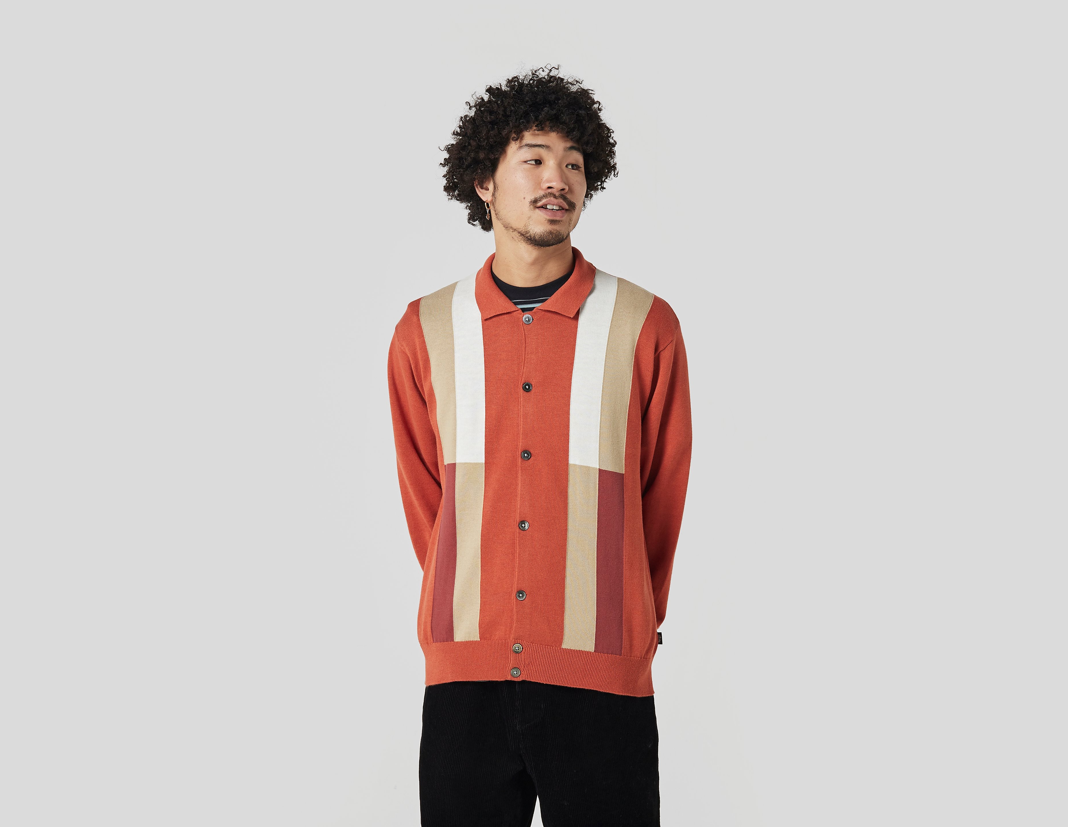 Stussy Colour Block Polo Sweater