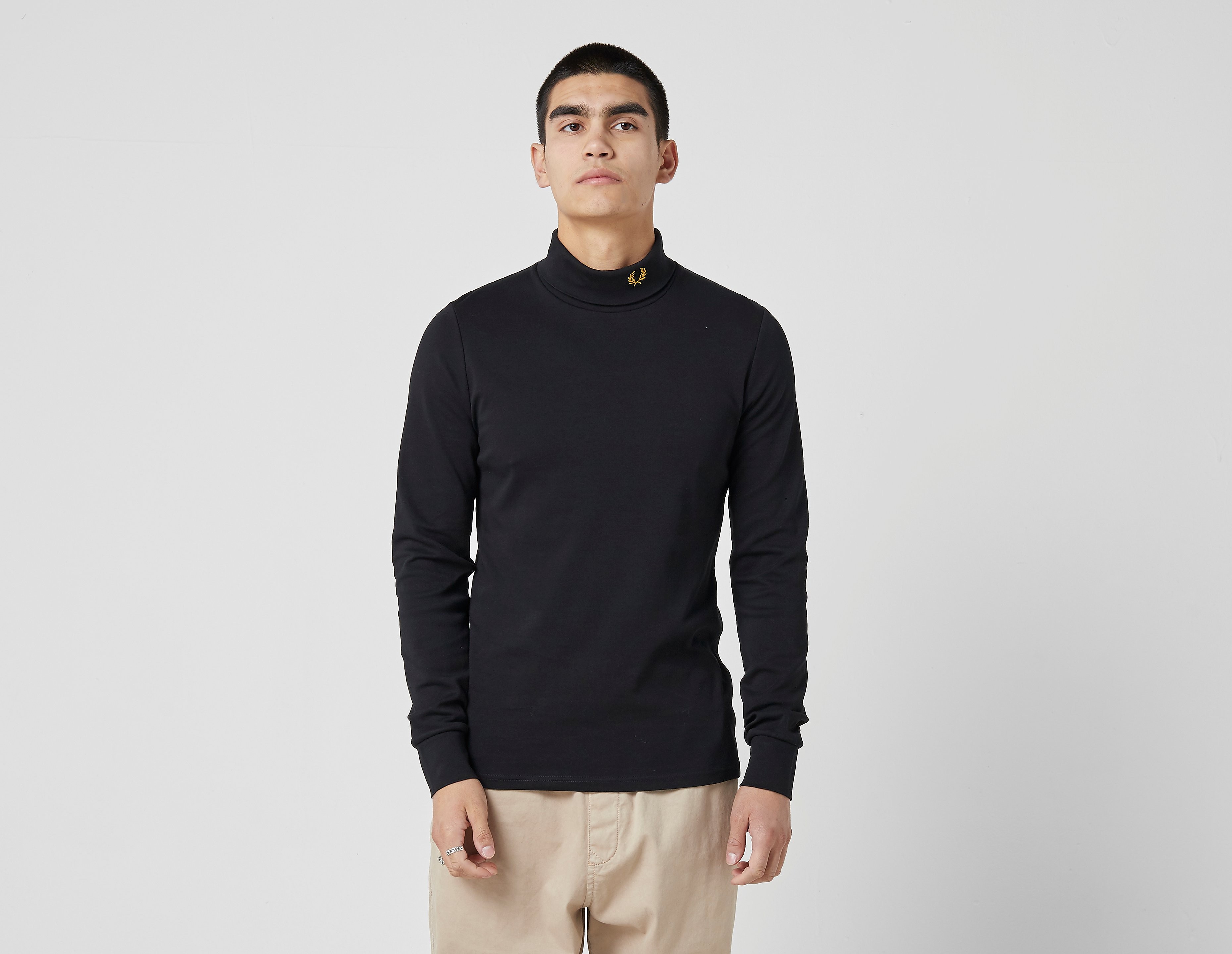 Fred Perry Roll Neck T-Shirt