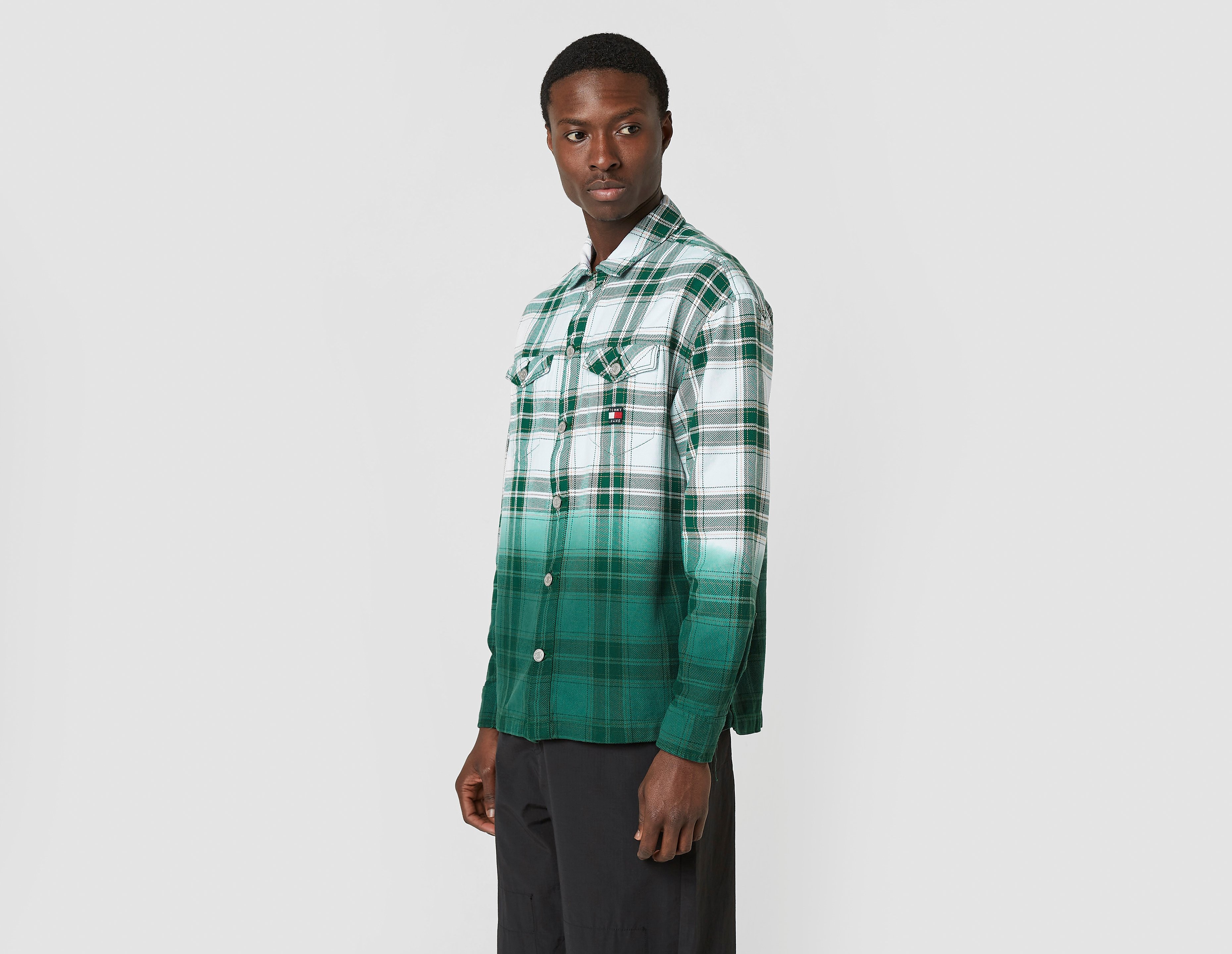 Tommy Jeans Dip Dye Check Overshirt