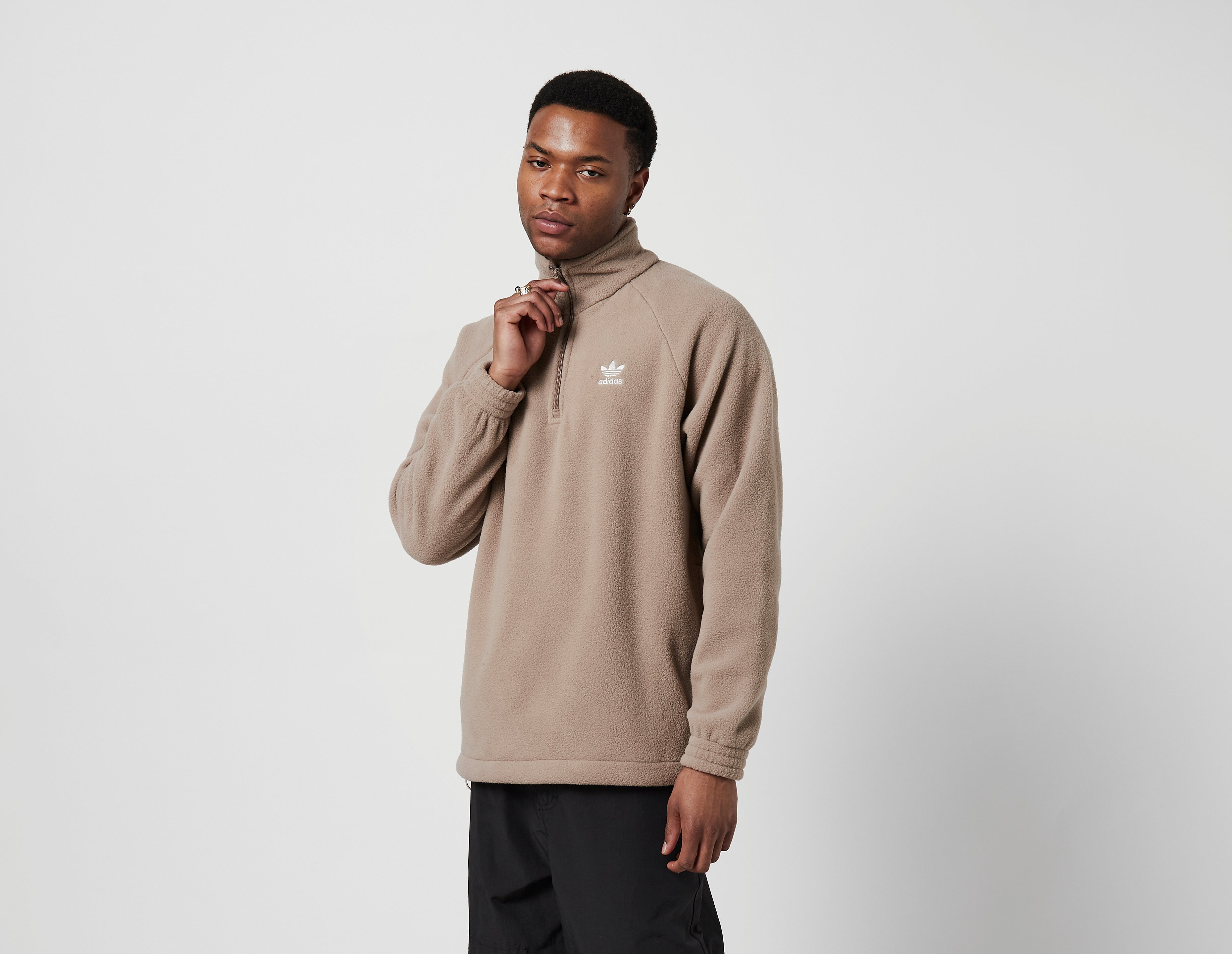 adidas Originals Sweat-shirt polaire demi-zip