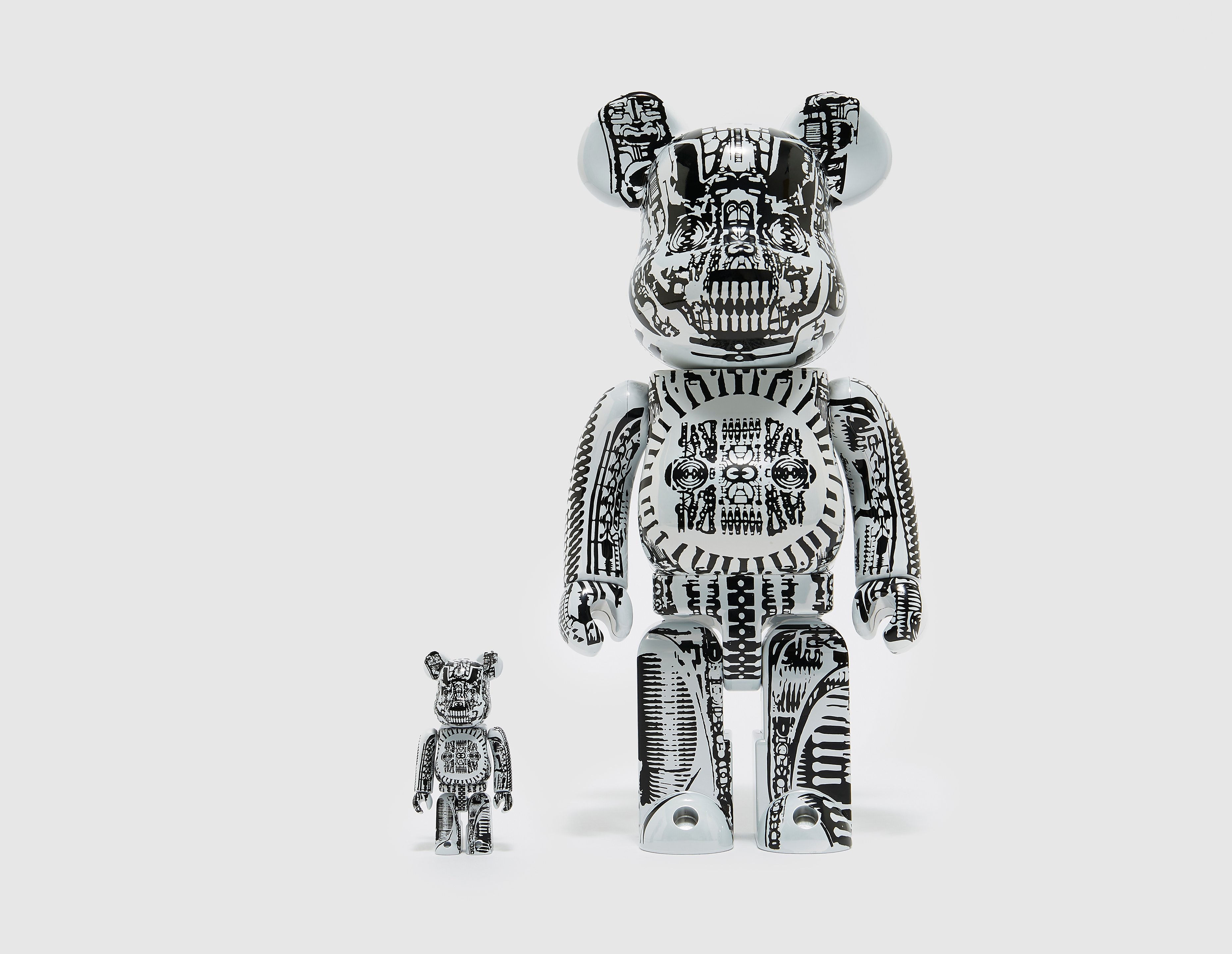 Medicom BE@RBRICK H.R.Giger 100% 400%