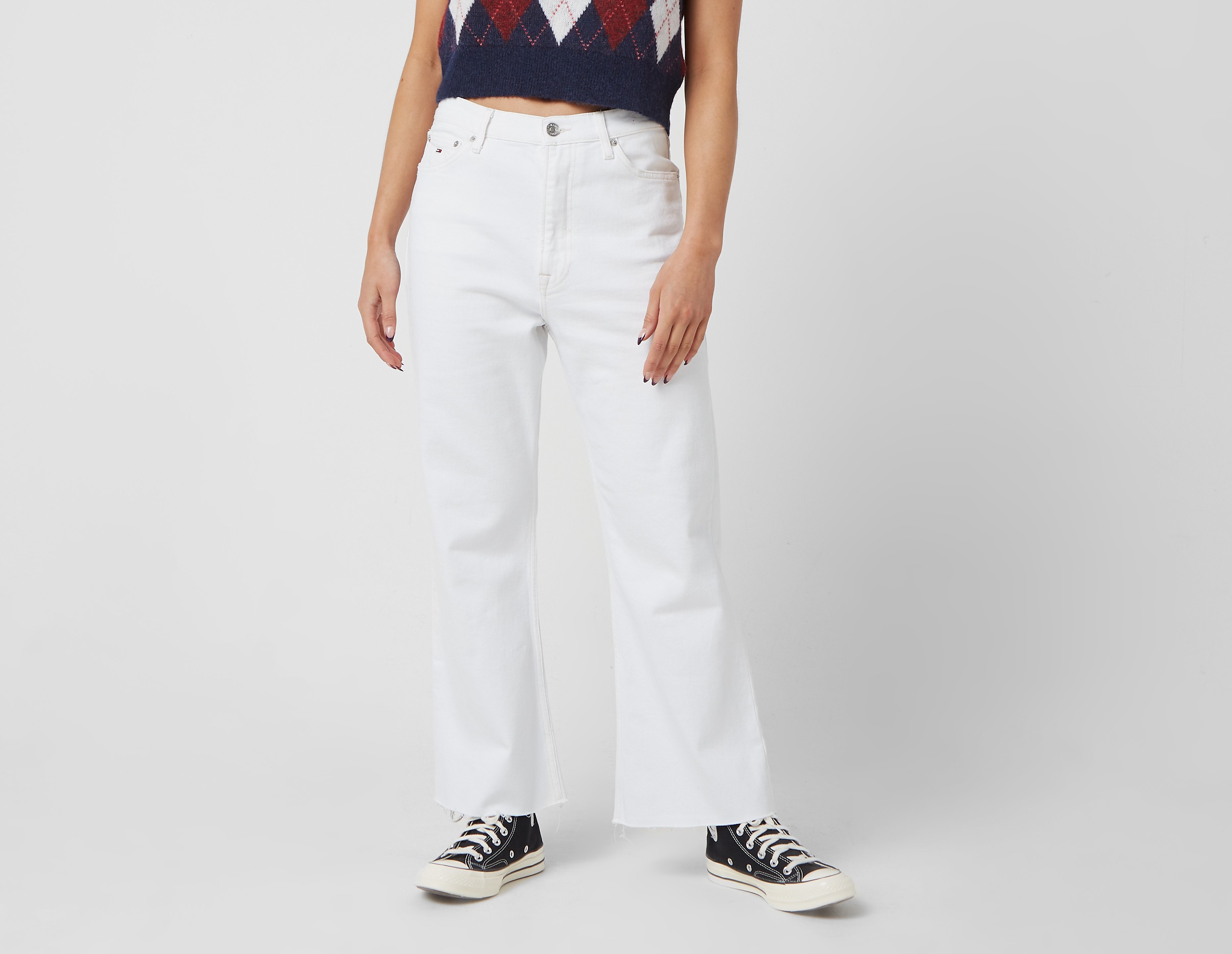 Tommy Jeans Pantalon évasé à taille haute Harper