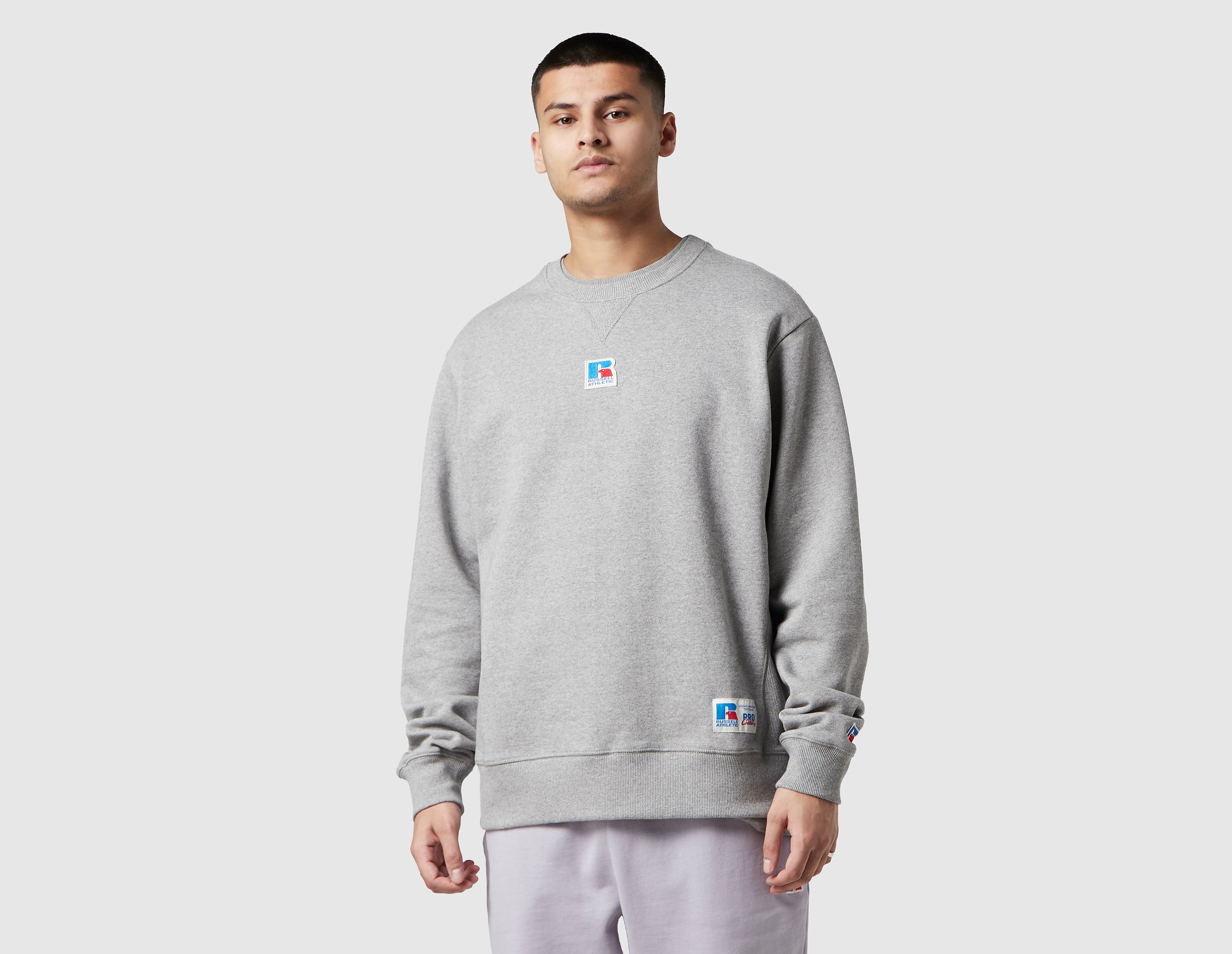 Russell Athletic Sweatshirt à col rond Badge Logo