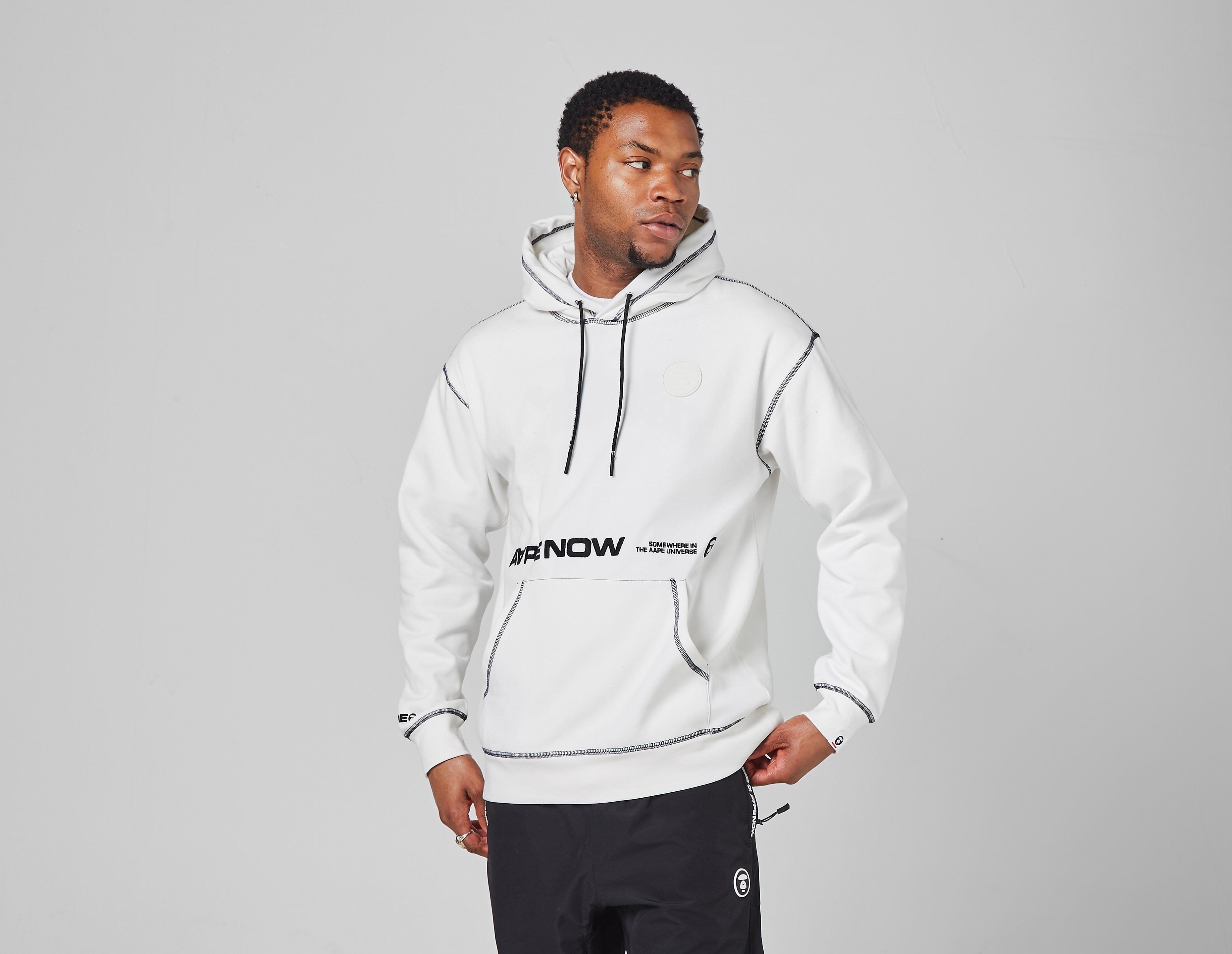 AAPE By A Bathing Ape AAPE Badge Hoodie