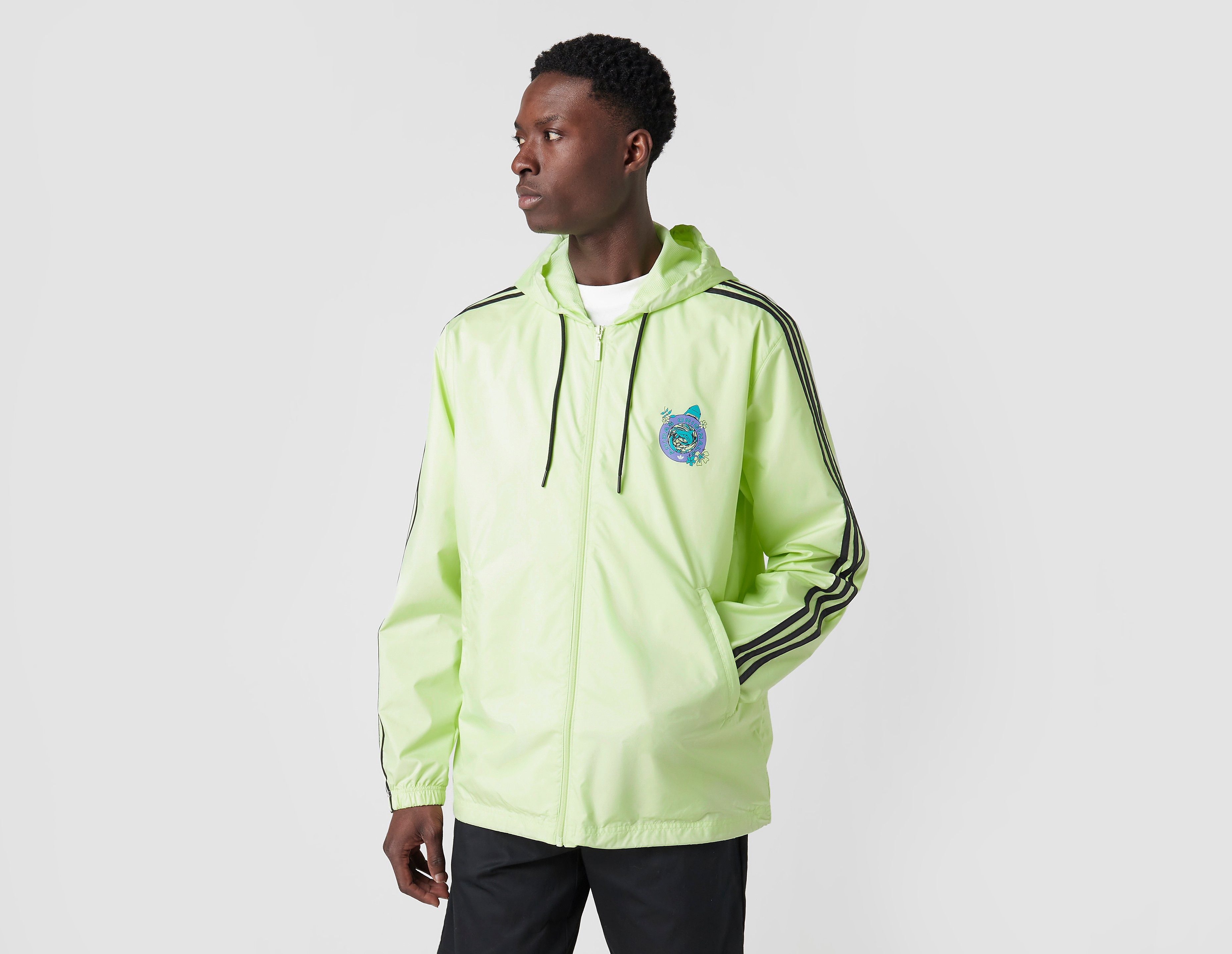 Adidas Originals Graphic Stoked Fish Windbreaker