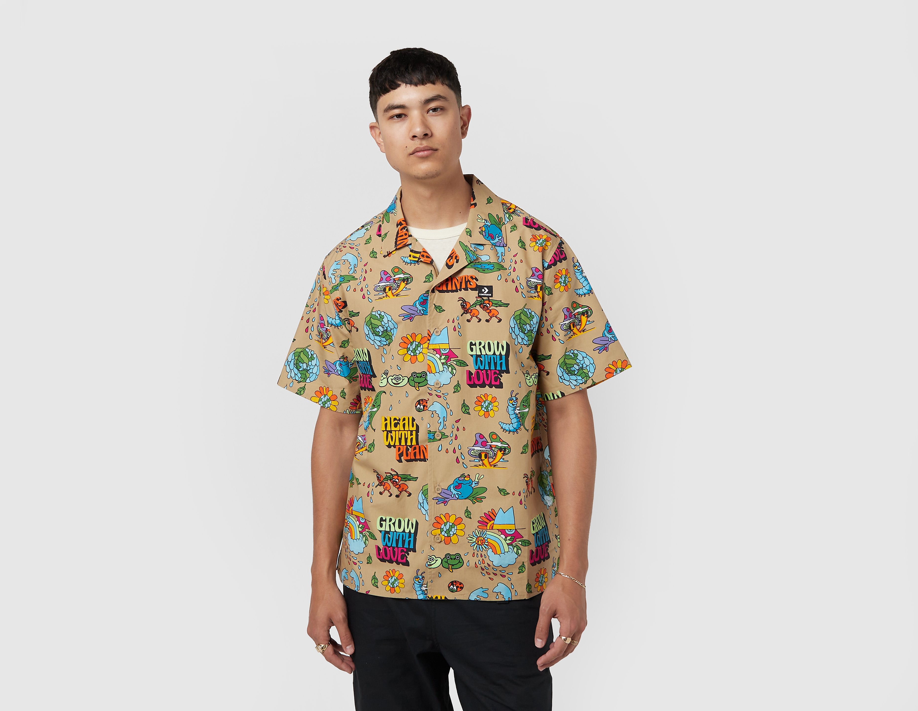 Converse Plant Print Resort Shirt