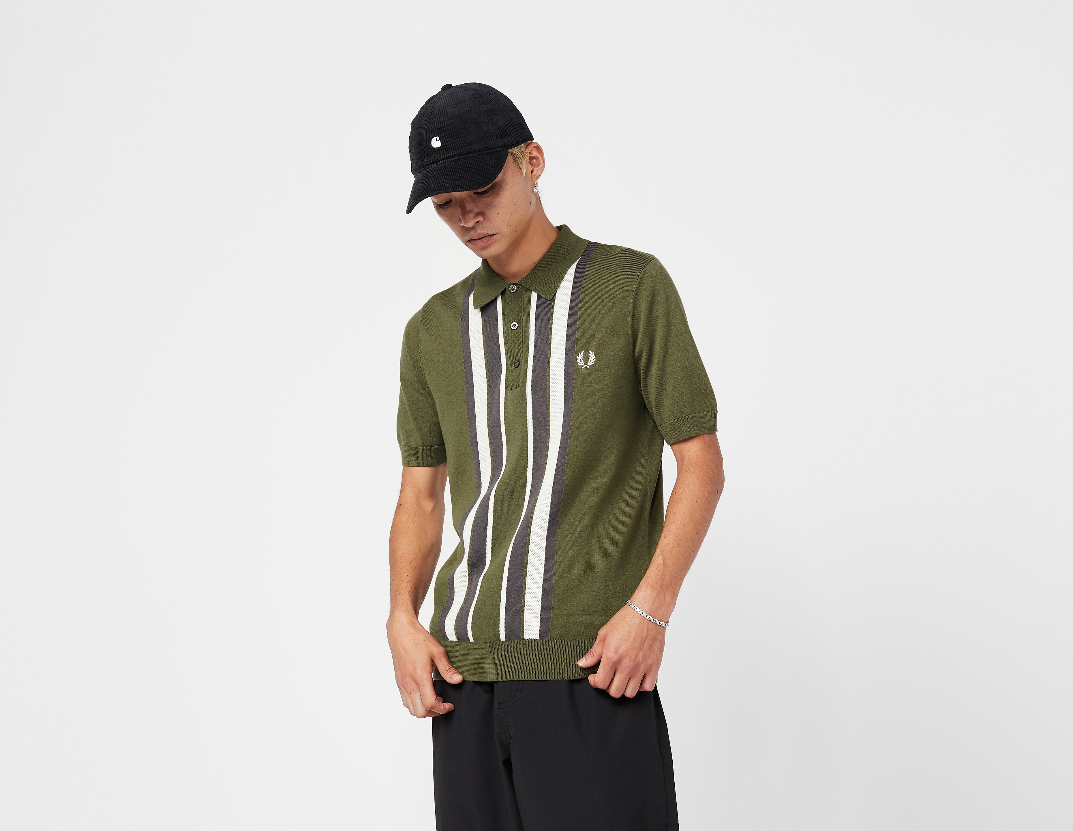 Fred Perry STRIPED KNITTED SHIRT