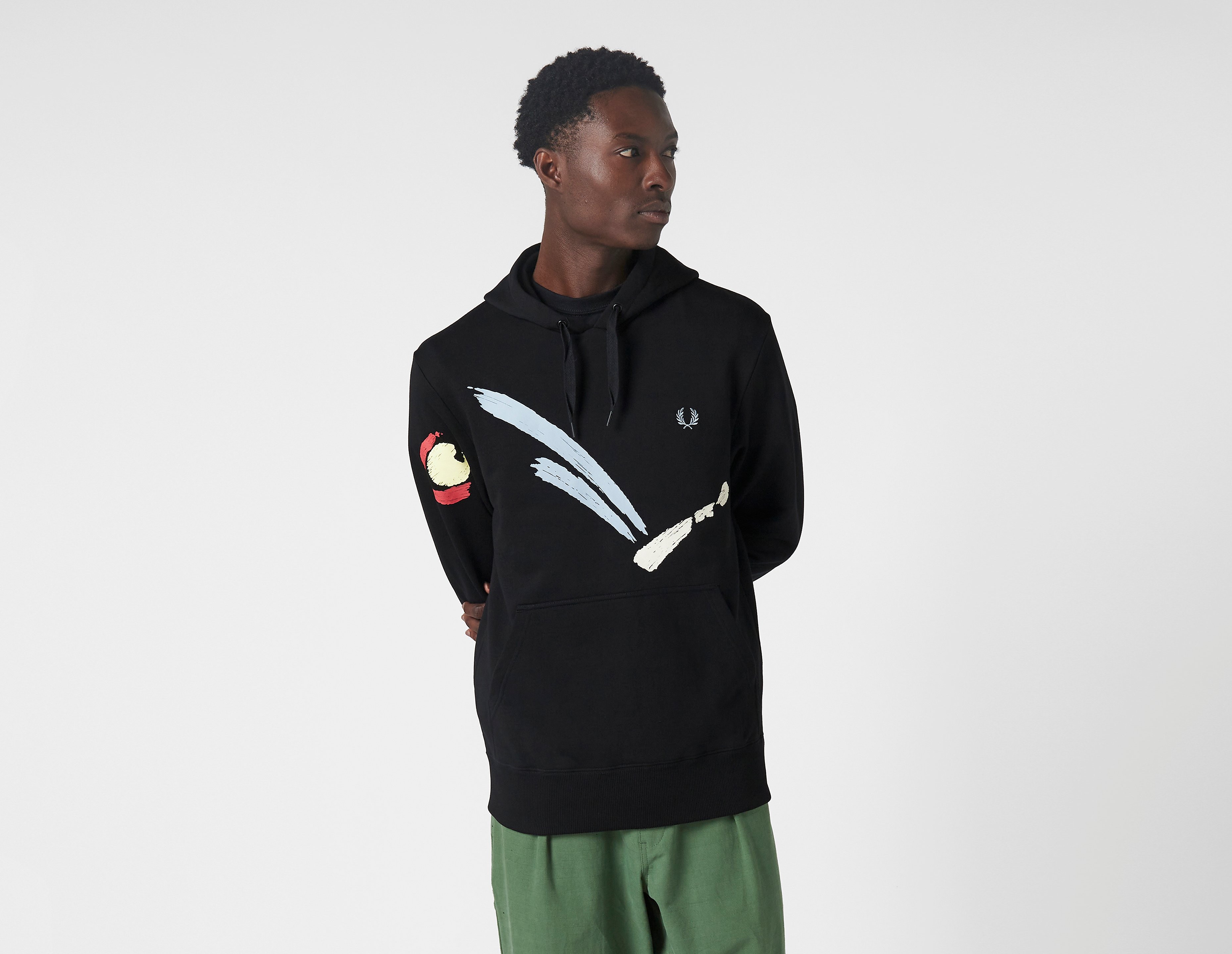 Fred Perry Archive Bouncing Ball Hooded Sweatshirt