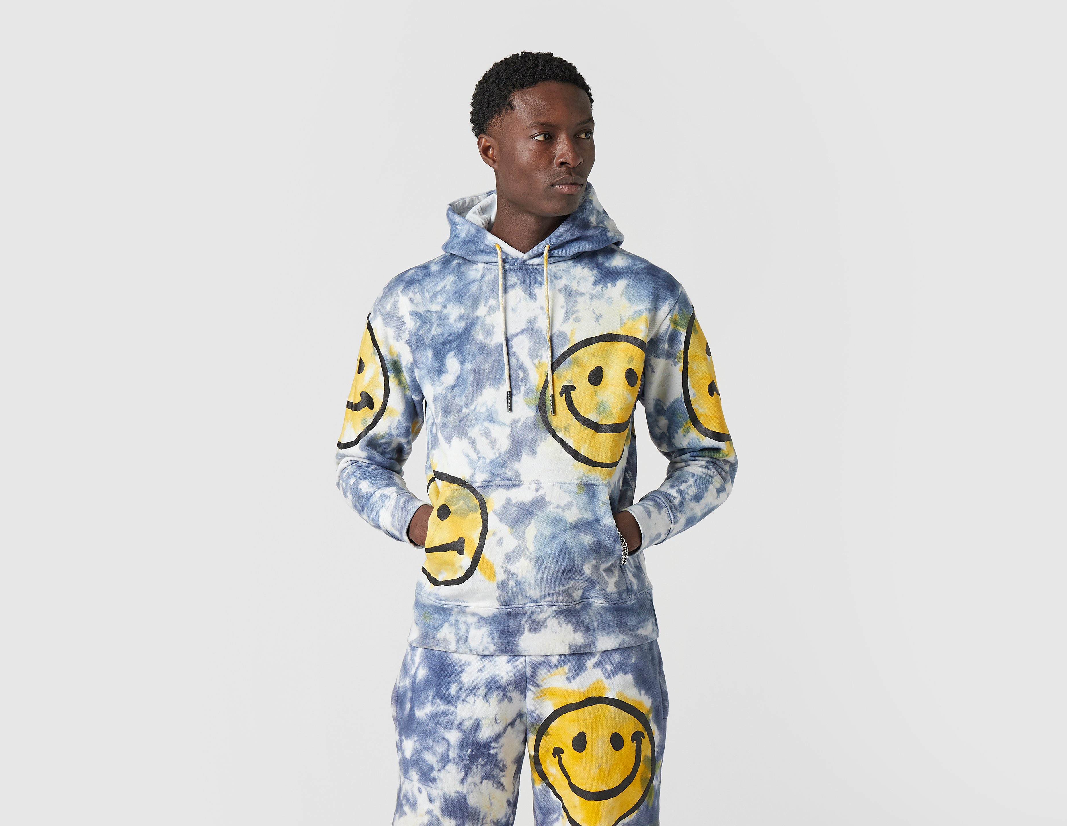 MARKET Sweat à capuche Smiley Sun Dye