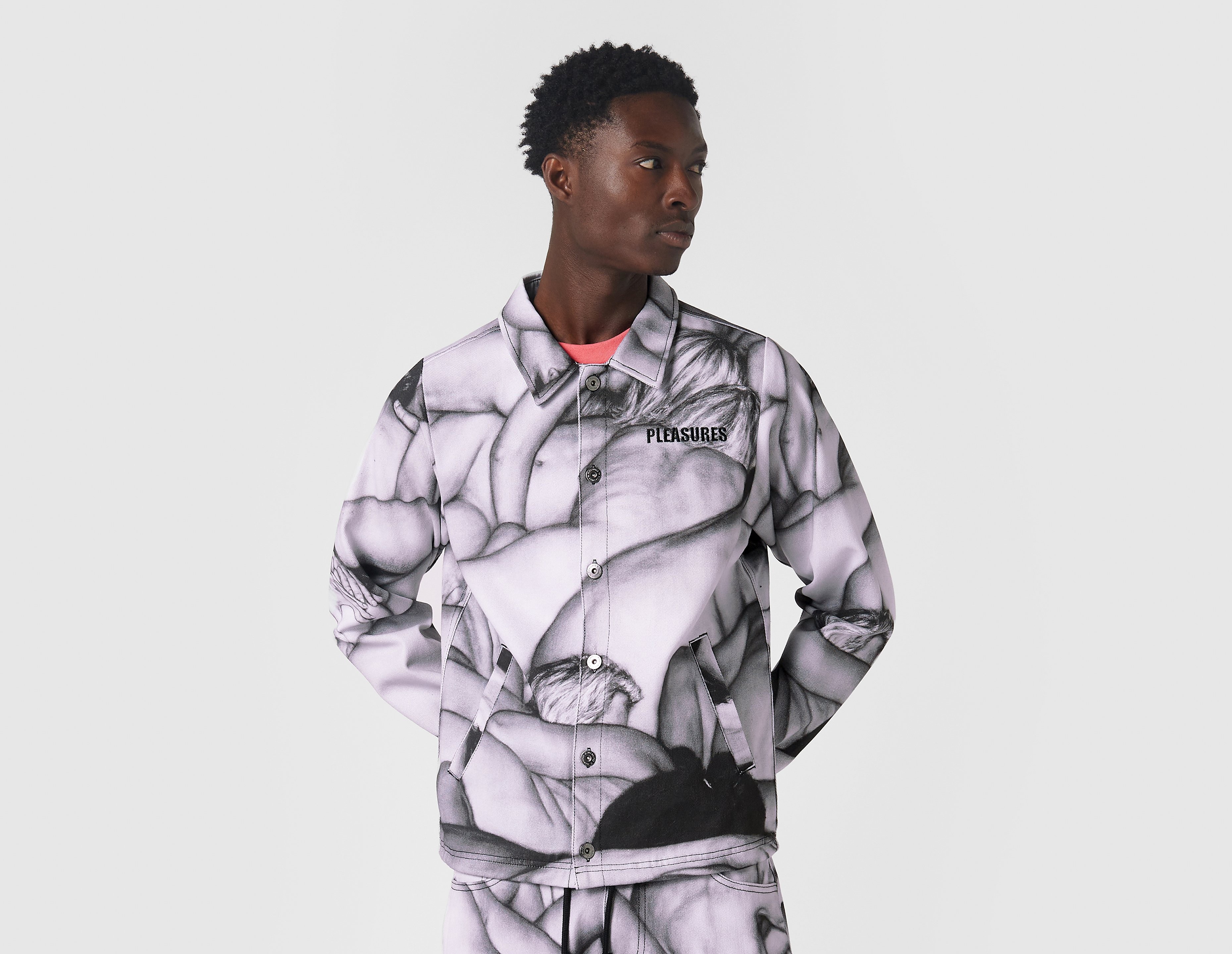 Pleasures Orgy Denim Coach Jacket