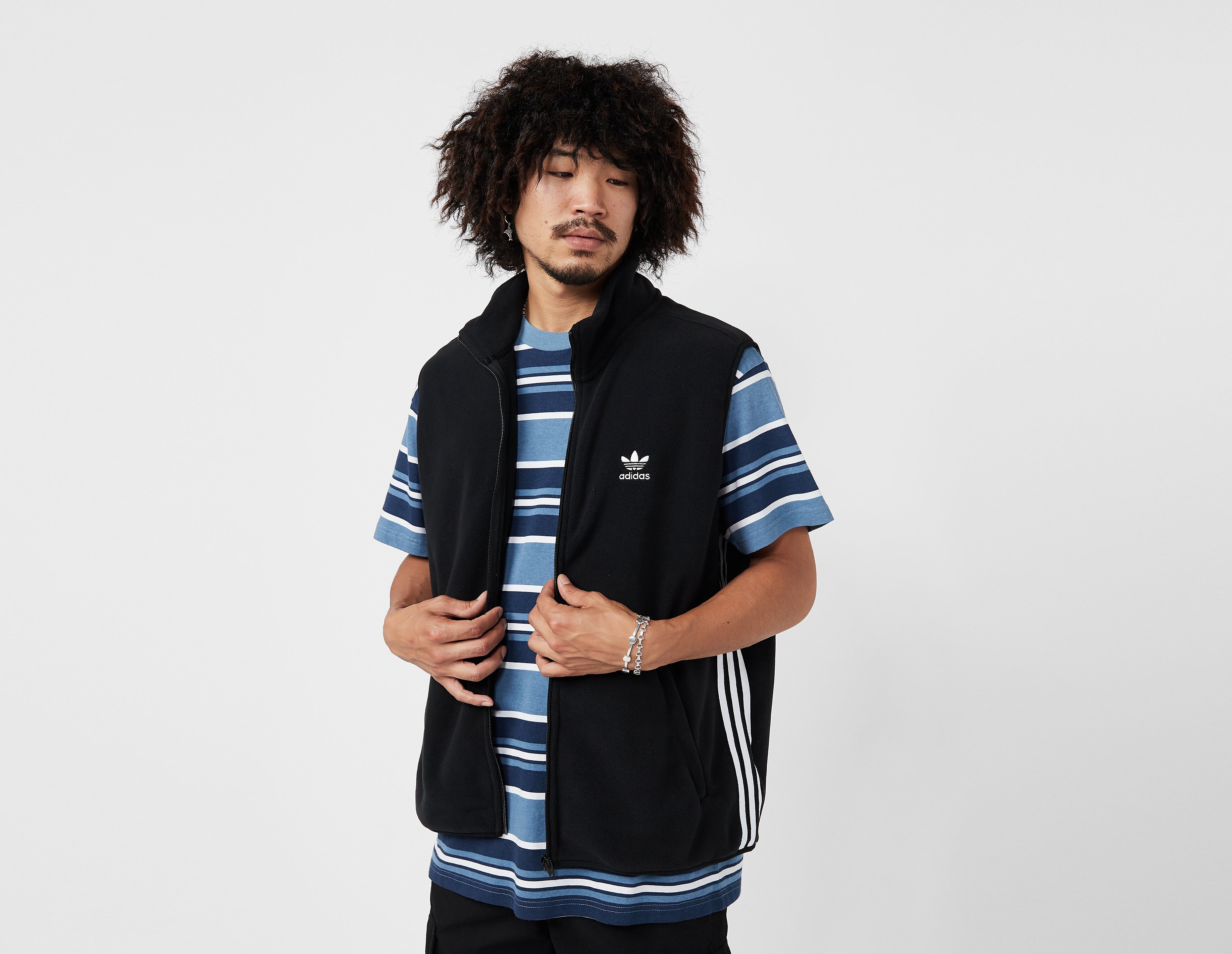adidas Originals 3-Stripes Fleece Vest