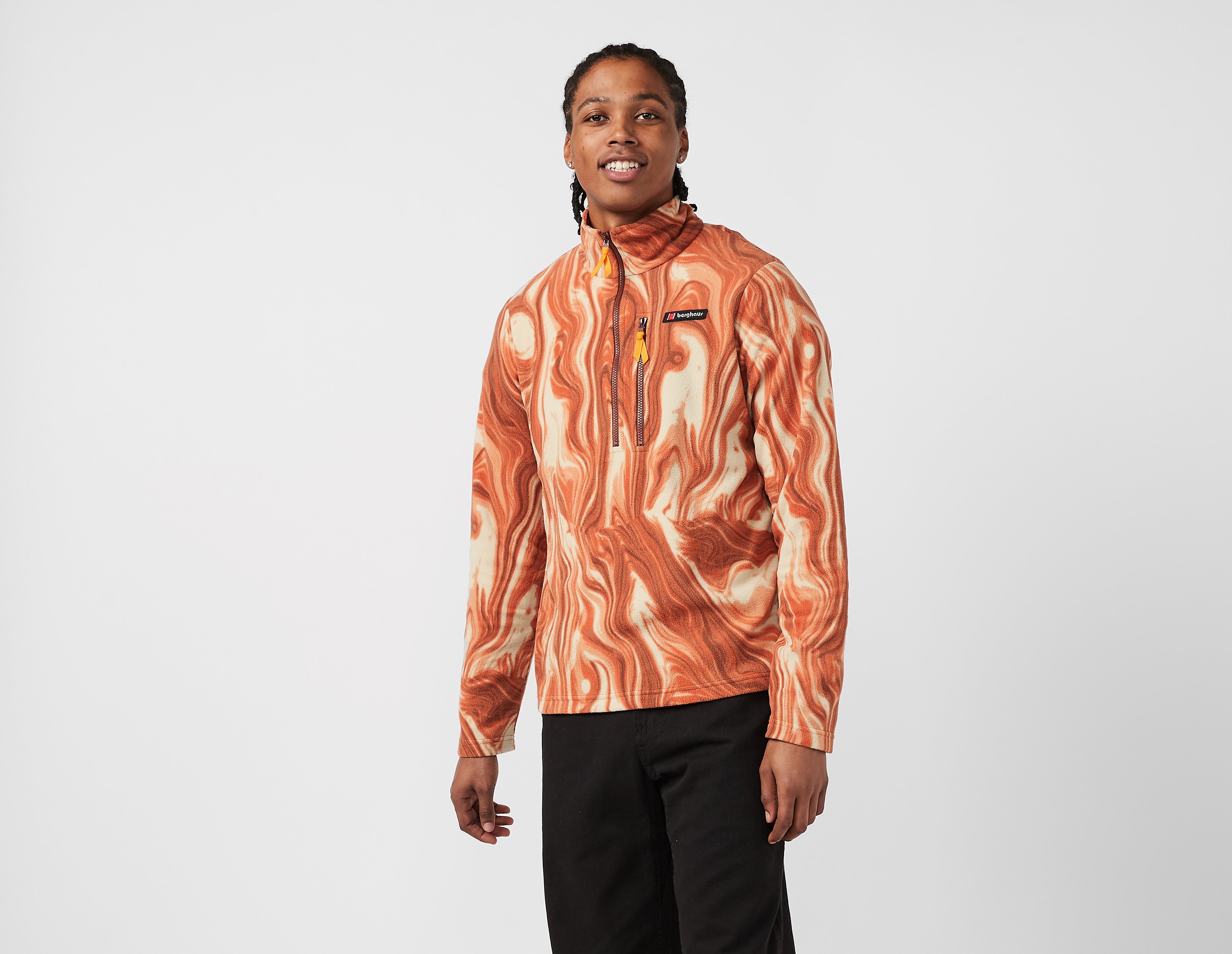 Berghaus Prism Printed Trango Half Zip Sweatshirt