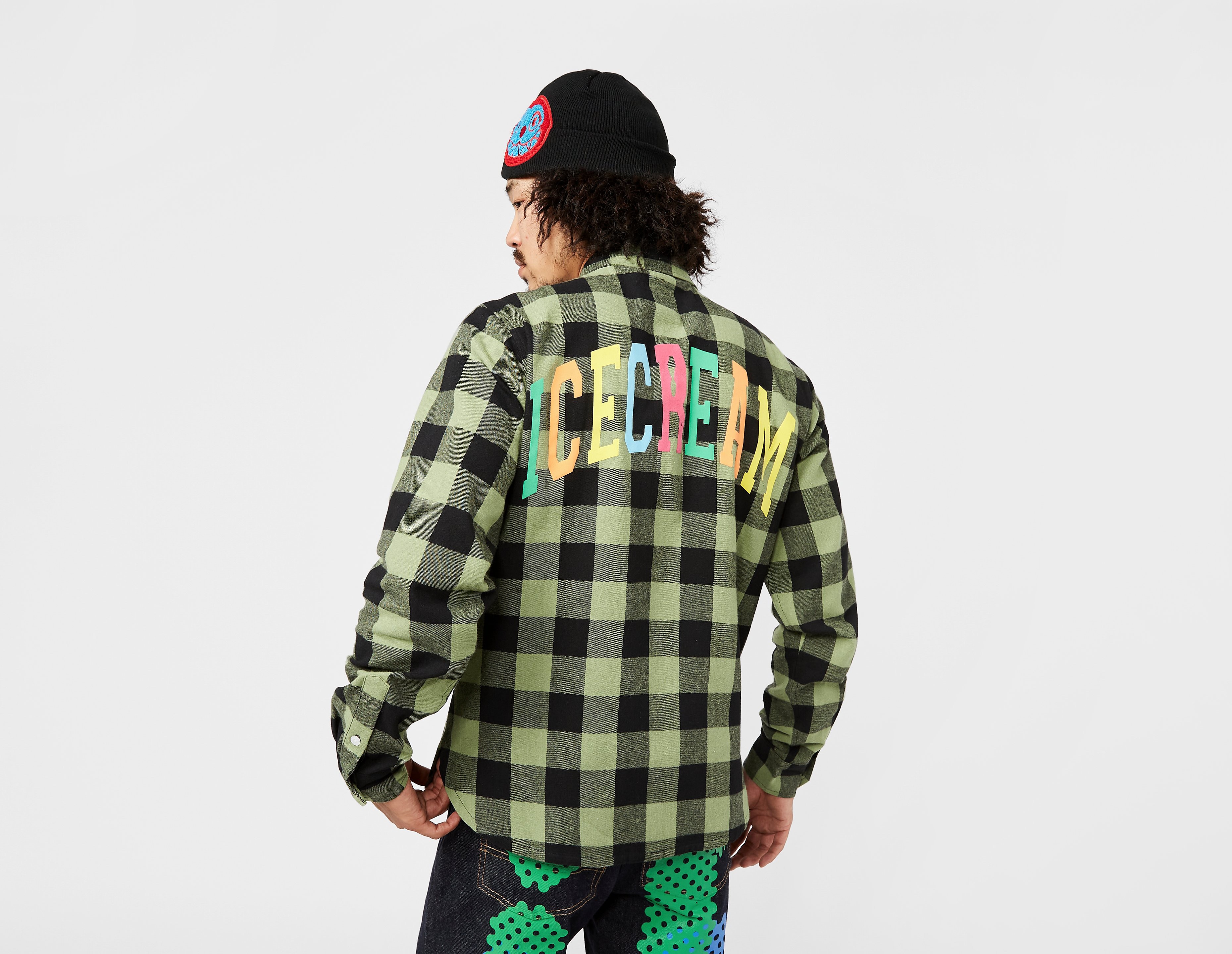 ICECREAM CHECK FLANNEL SHIRT