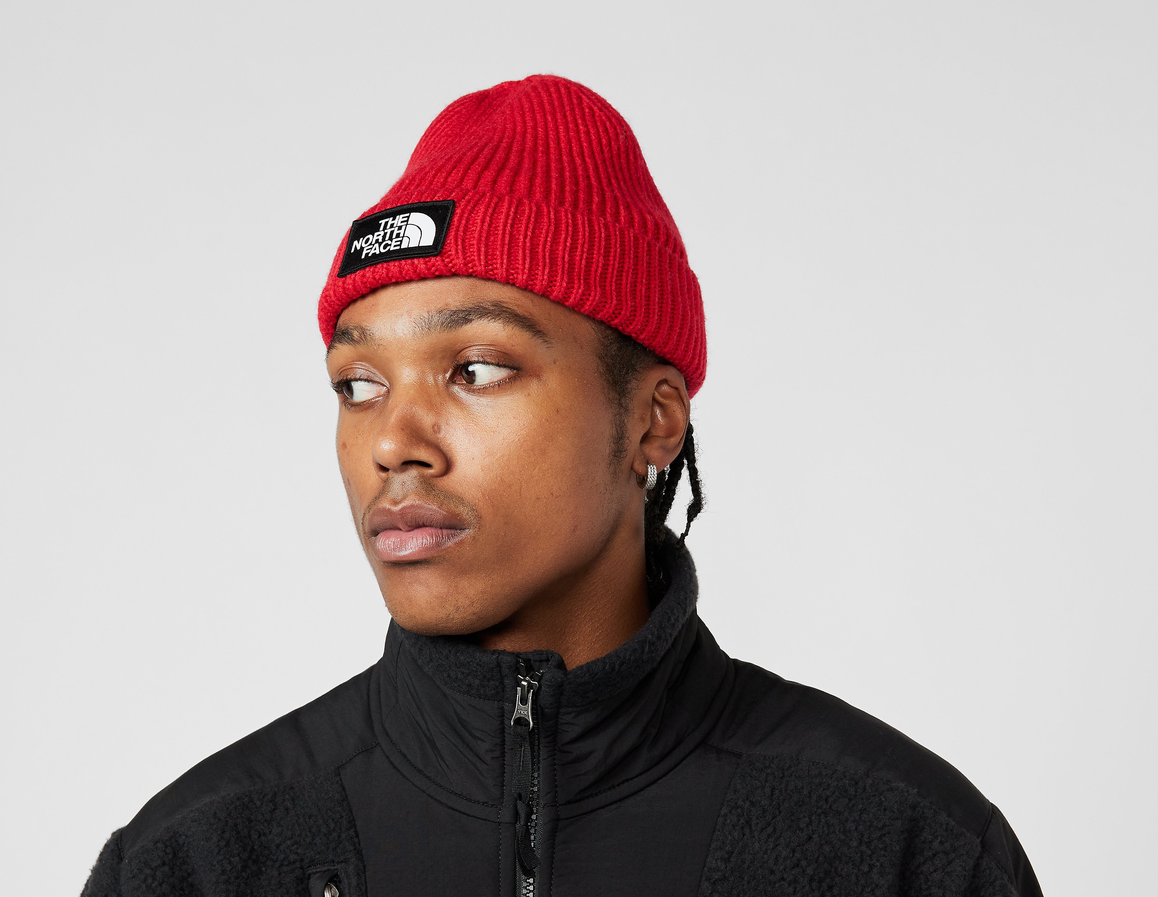 The North Face Logo Box Cuffed Beanie