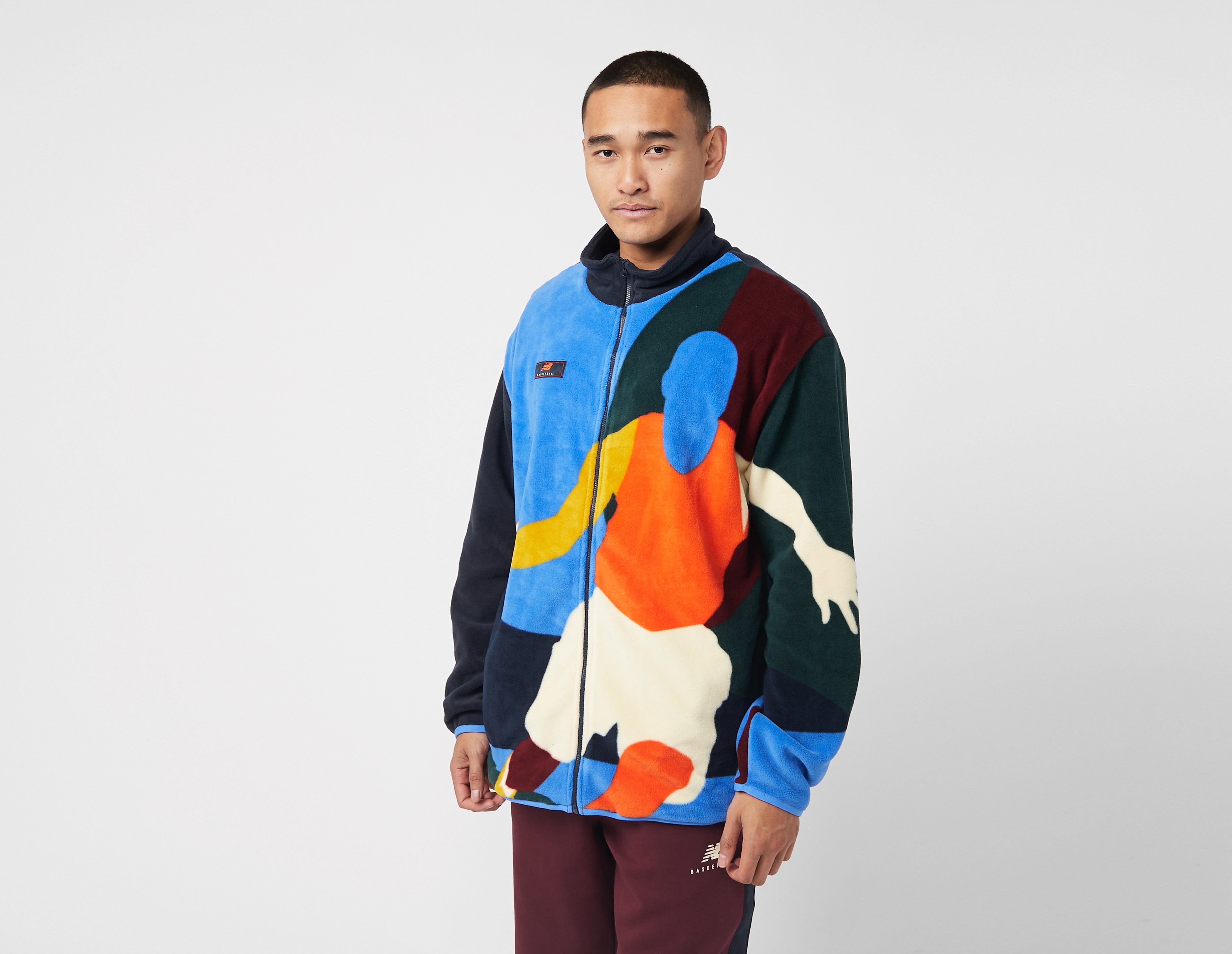 New Balance Hoops Abstract Polar Fleece Jacket