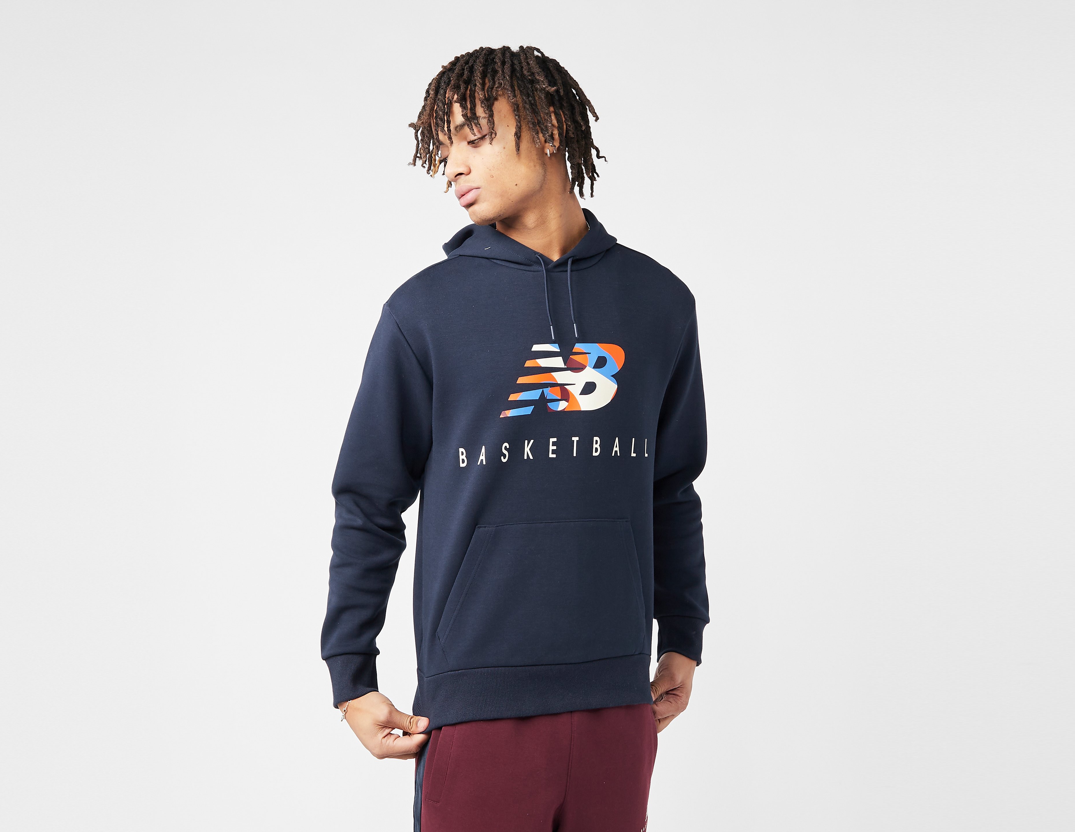 New Balance Hoops Abstract Fleece Hoodie