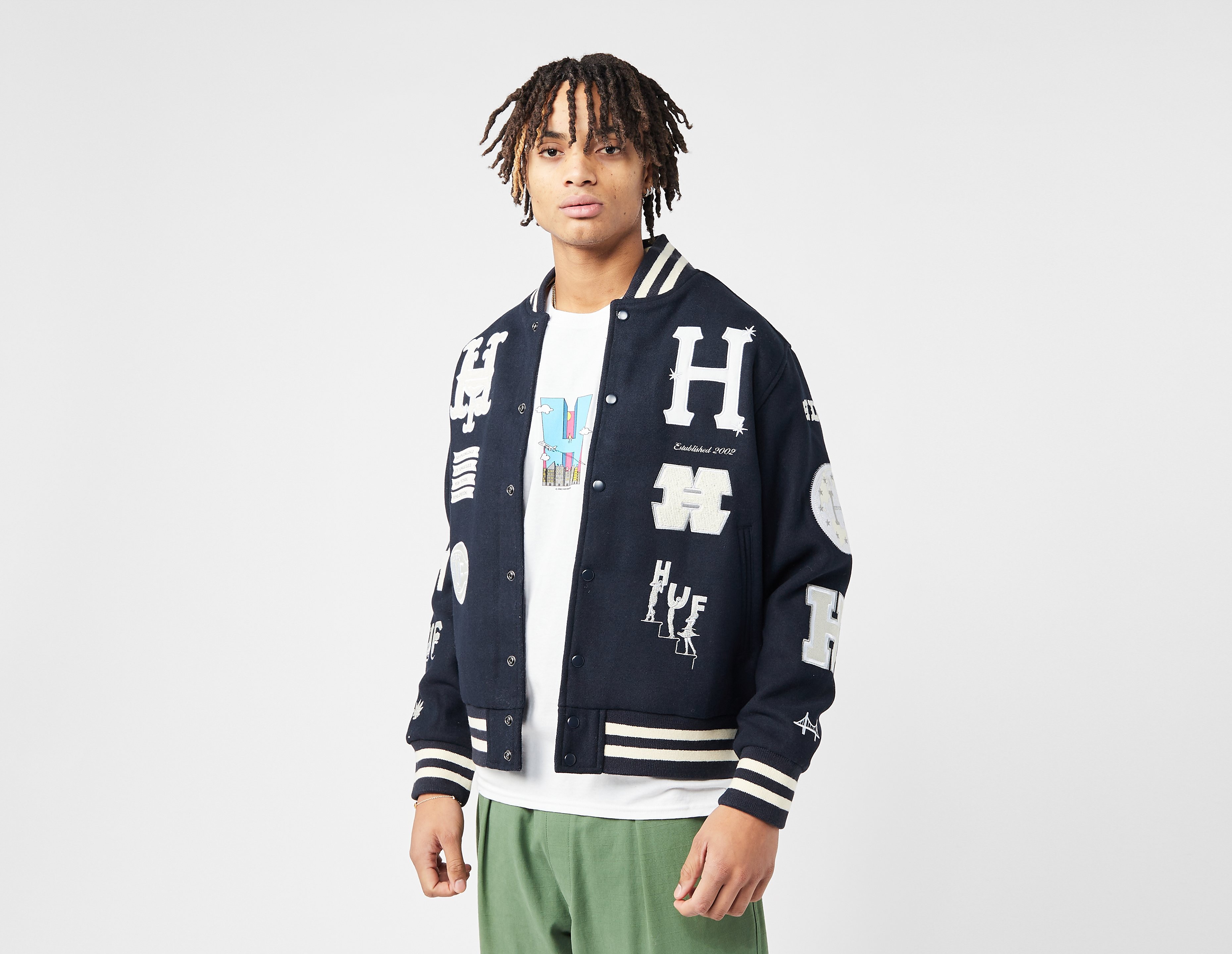 Huf 20 Year Classic H Varsity Jacket