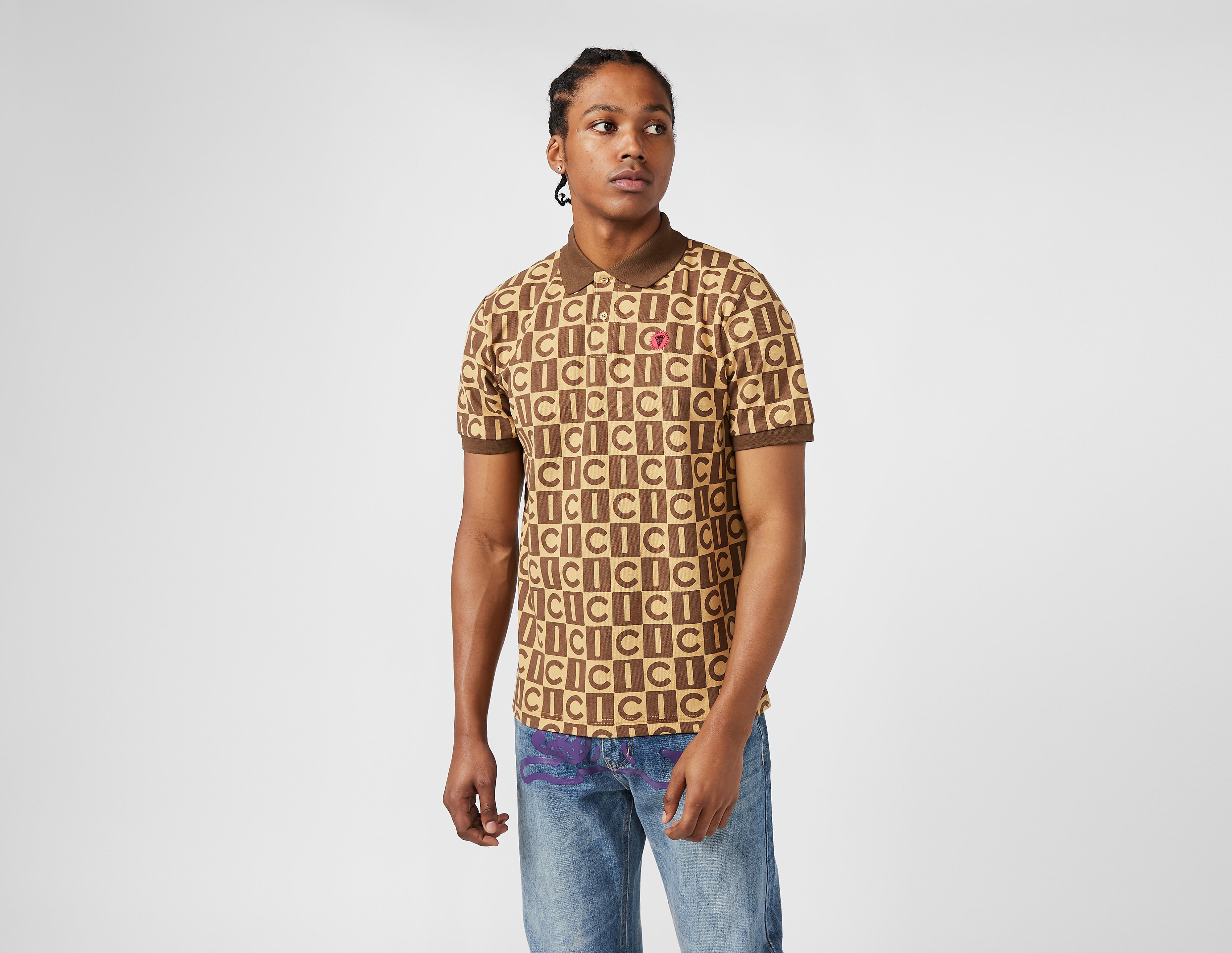 ICECREAM CHECKER POLO SHIRT