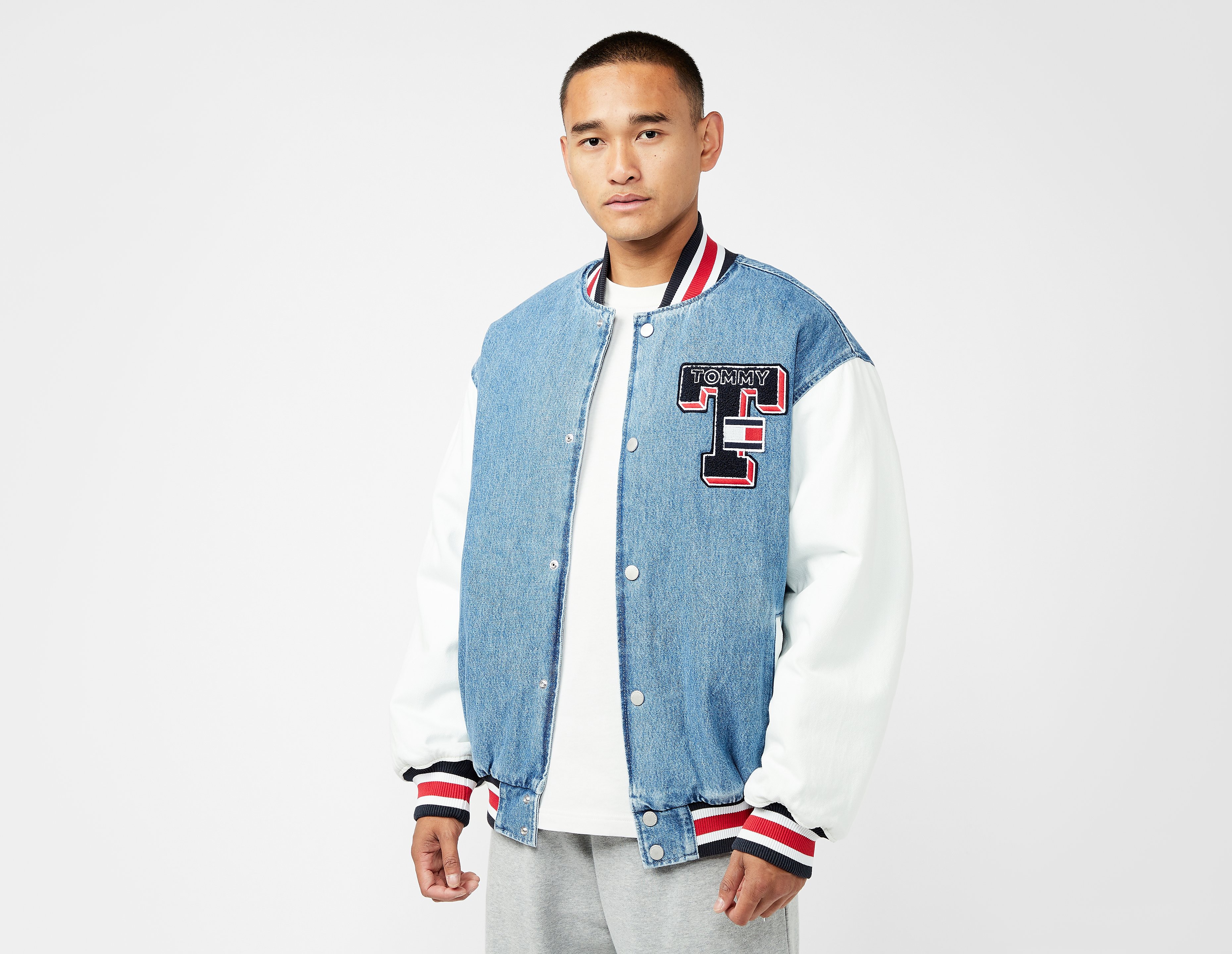 Tommy Jeans Denim Lettermen Jacket