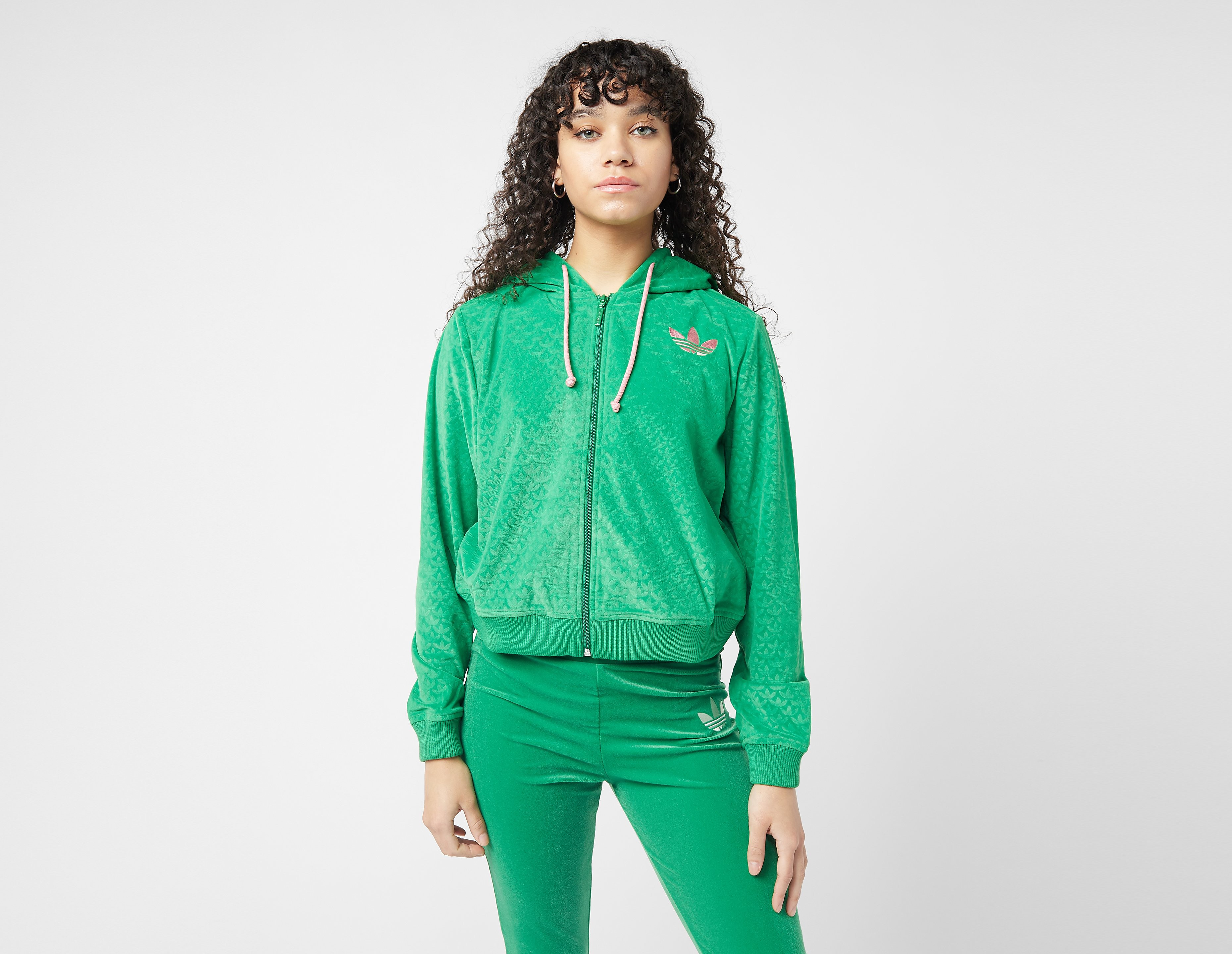 adidas Originals Adicolor 70s Velour Zip Hoodie