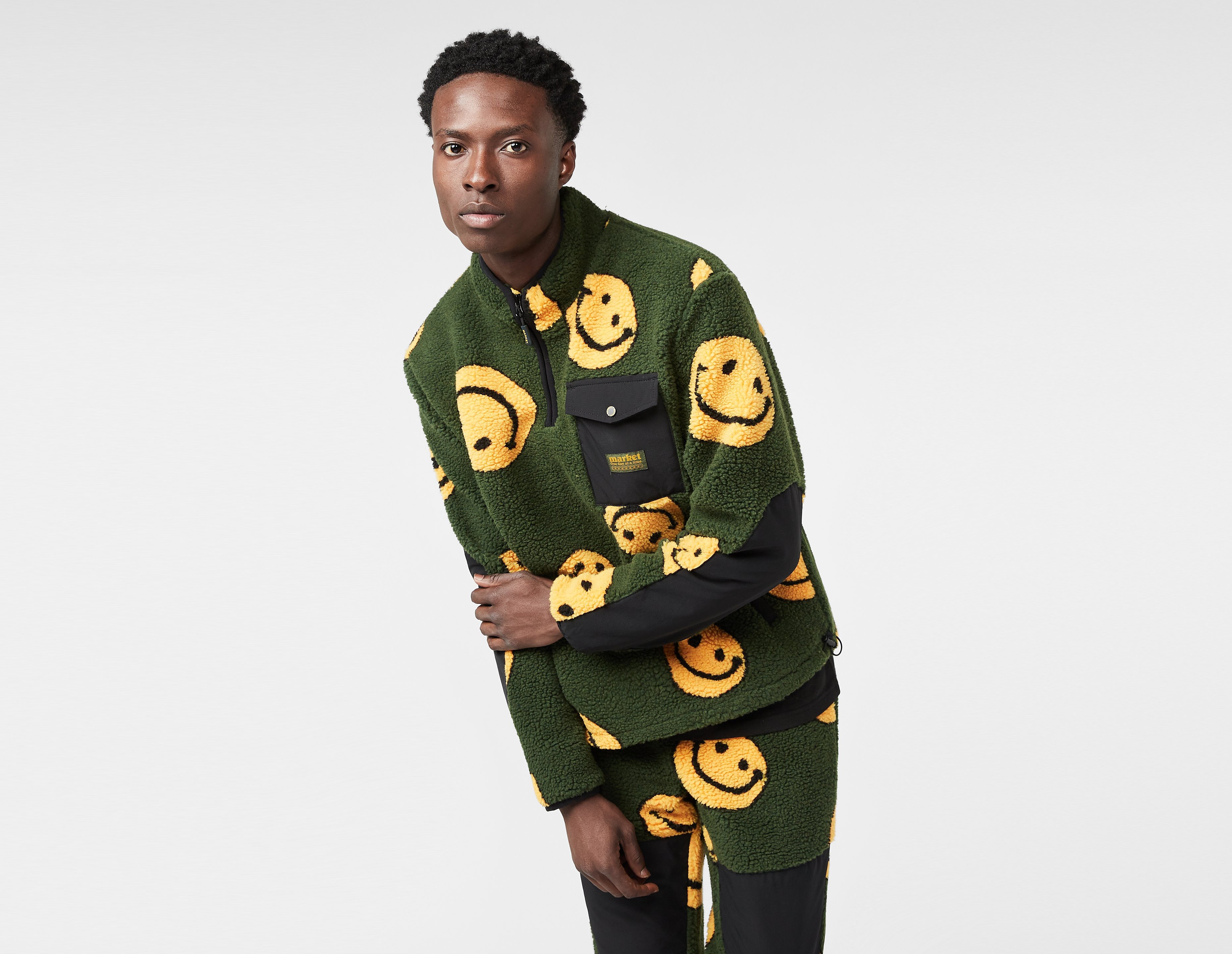 MARKET Smiley Quarter Zip Jacket