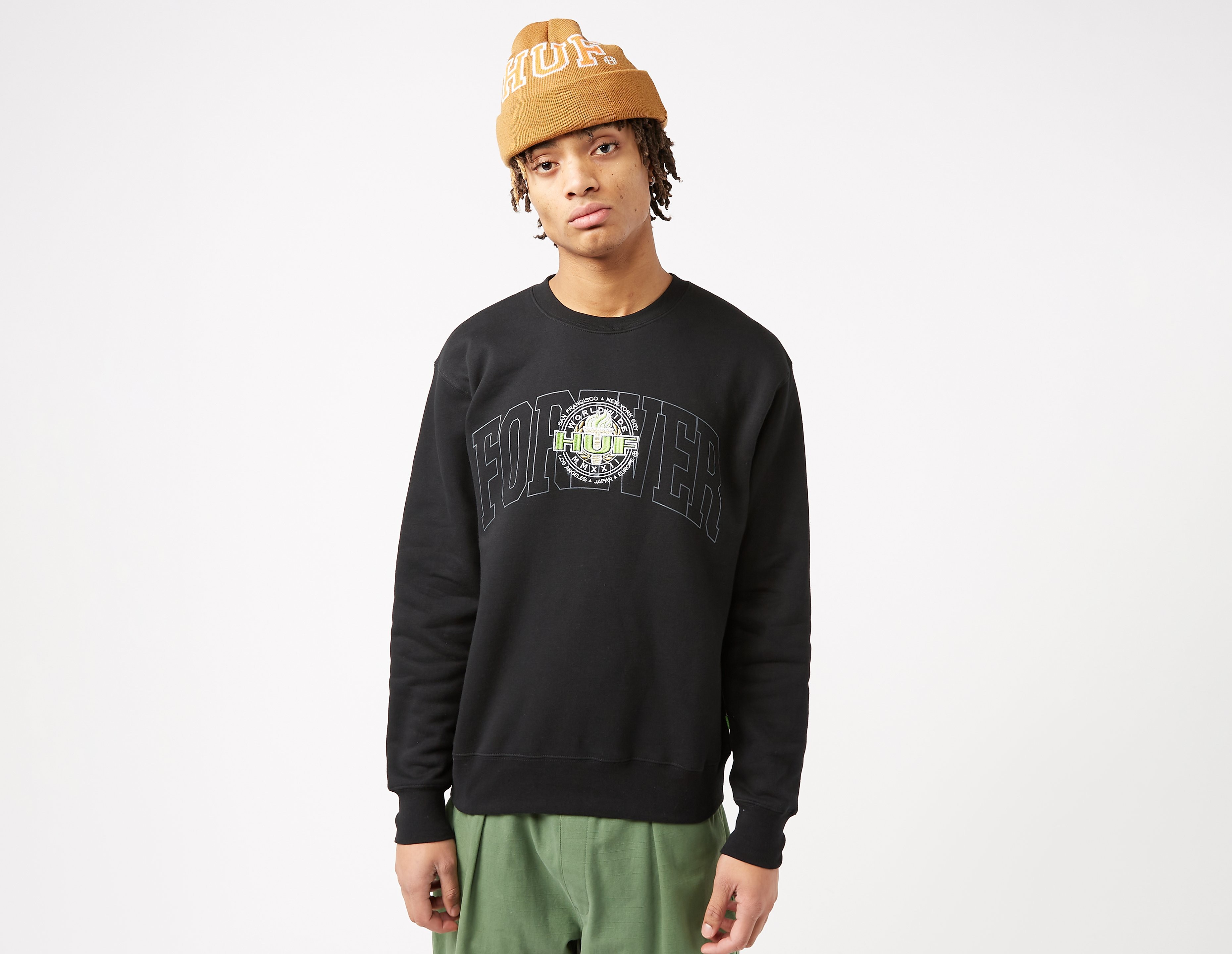 Huf Forever Torch Crew Neck Sweatshirt