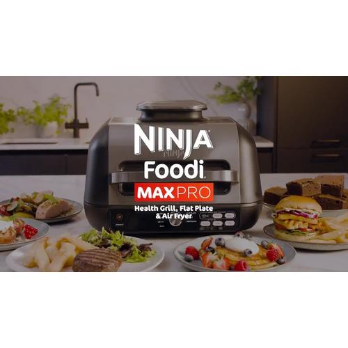 Ninja Foodi MAX Pro Health Grill, Flat Plate & Air Fryer