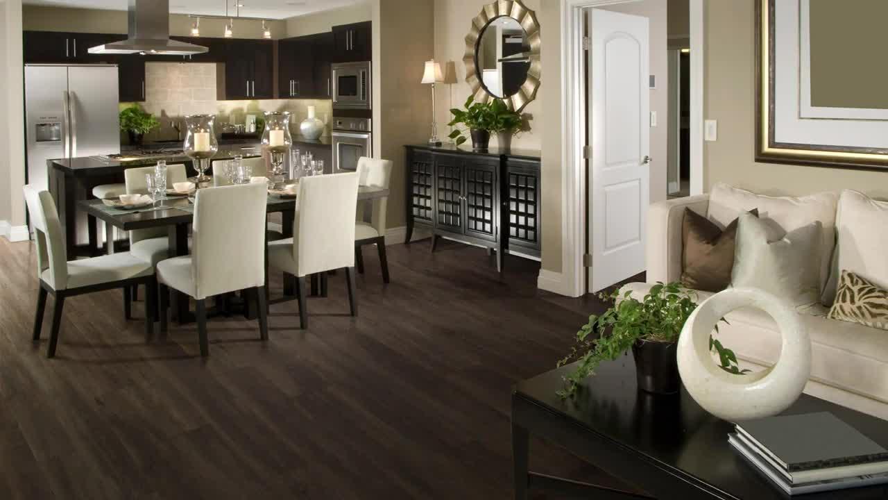 Coffee Oak Rigid Core Luxury Vinyl Plank Cork Back 5 5mm
